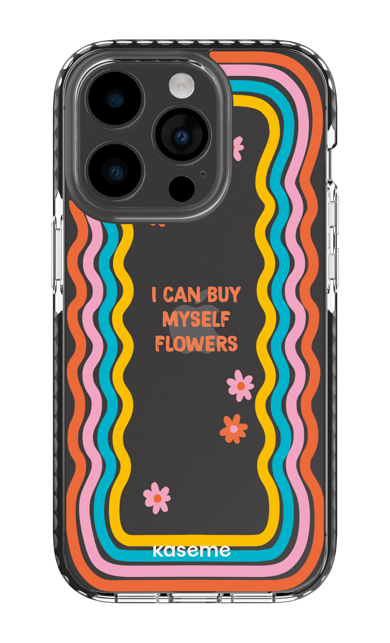 iPhone 14 Pro Clear Case - Black She Can Clear Case -