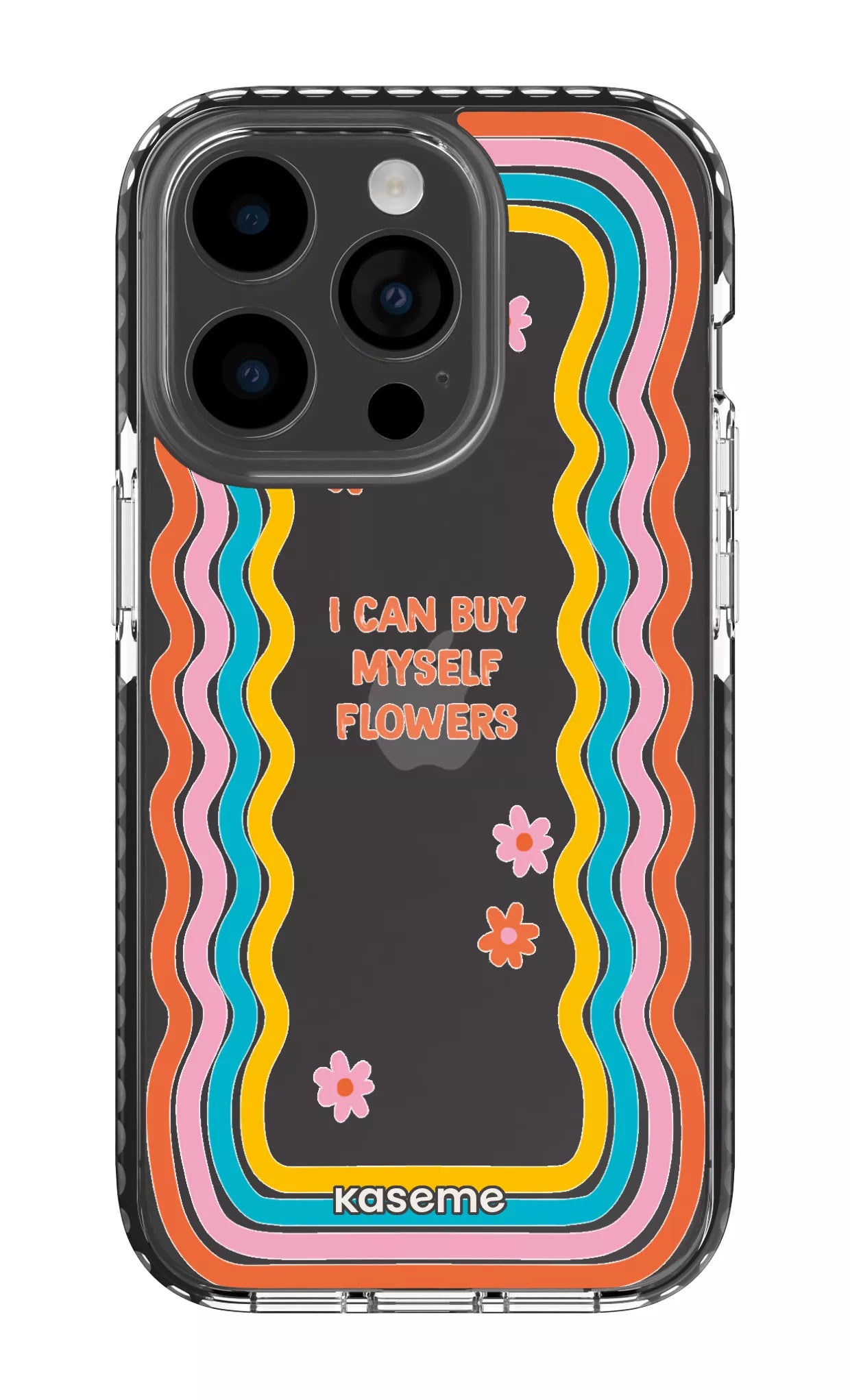 iPhone 14 Pro Clear Case - Black She Can Clear Case -