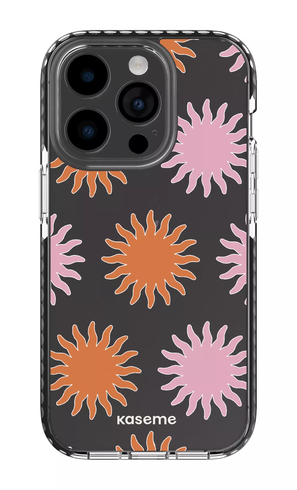 iPhone 14 Pro Clear Case - Black Vitamin Sea Clear Case -