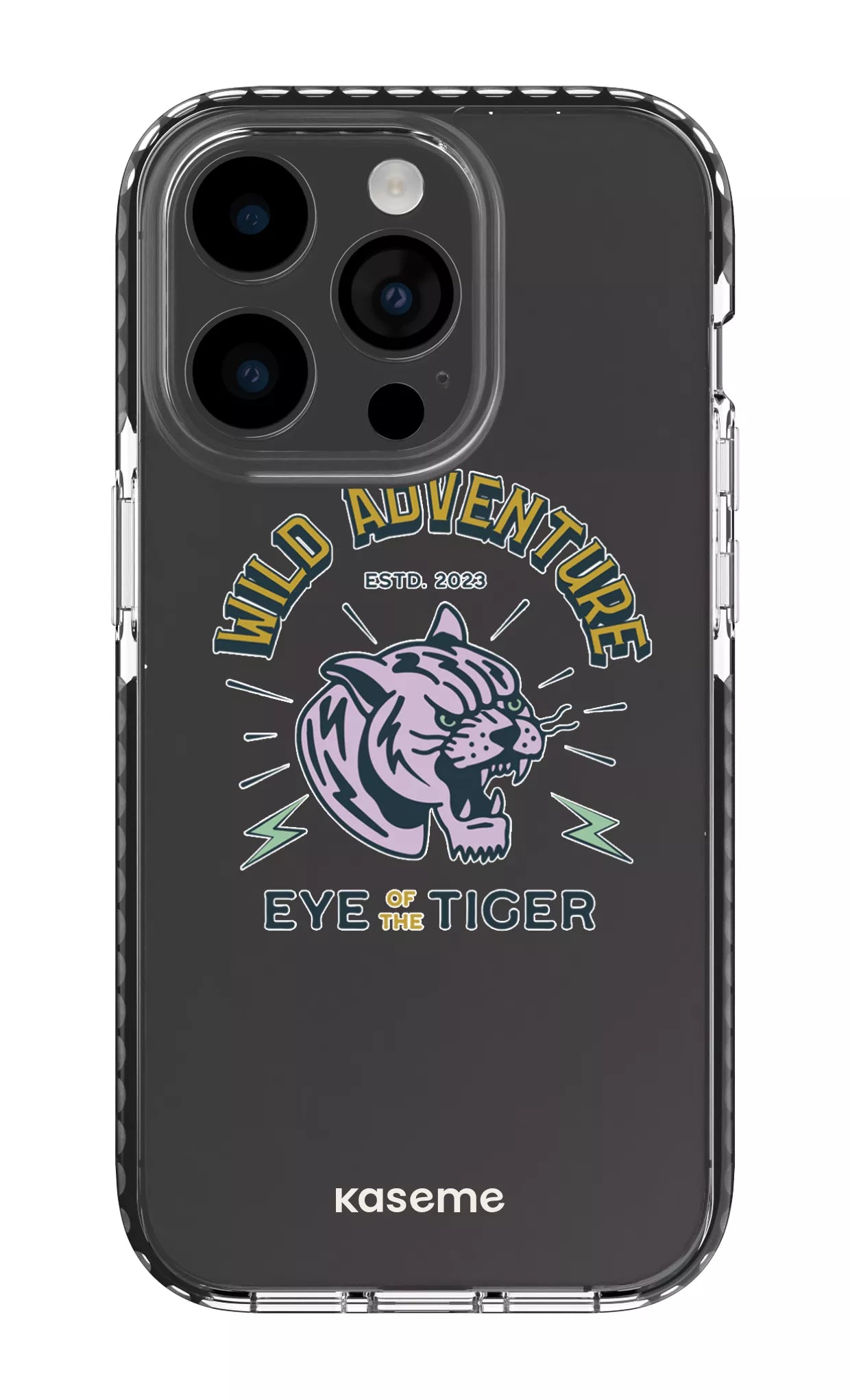 iPhone 14 Pro Clear Case - Black Wildcats Clear Case -