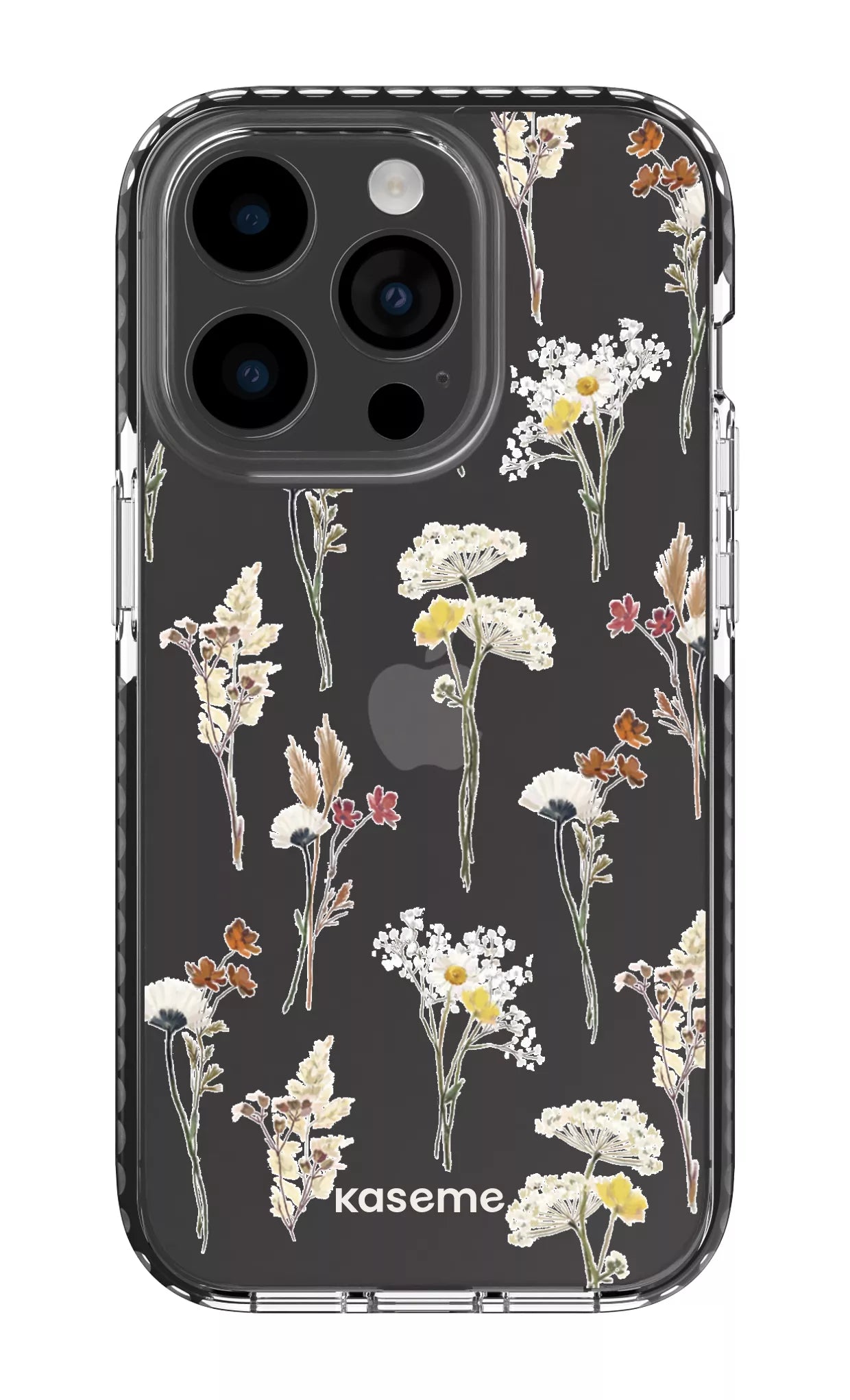 iPhone 14 Pro Clear Case - Black Wilderness Clear Case -