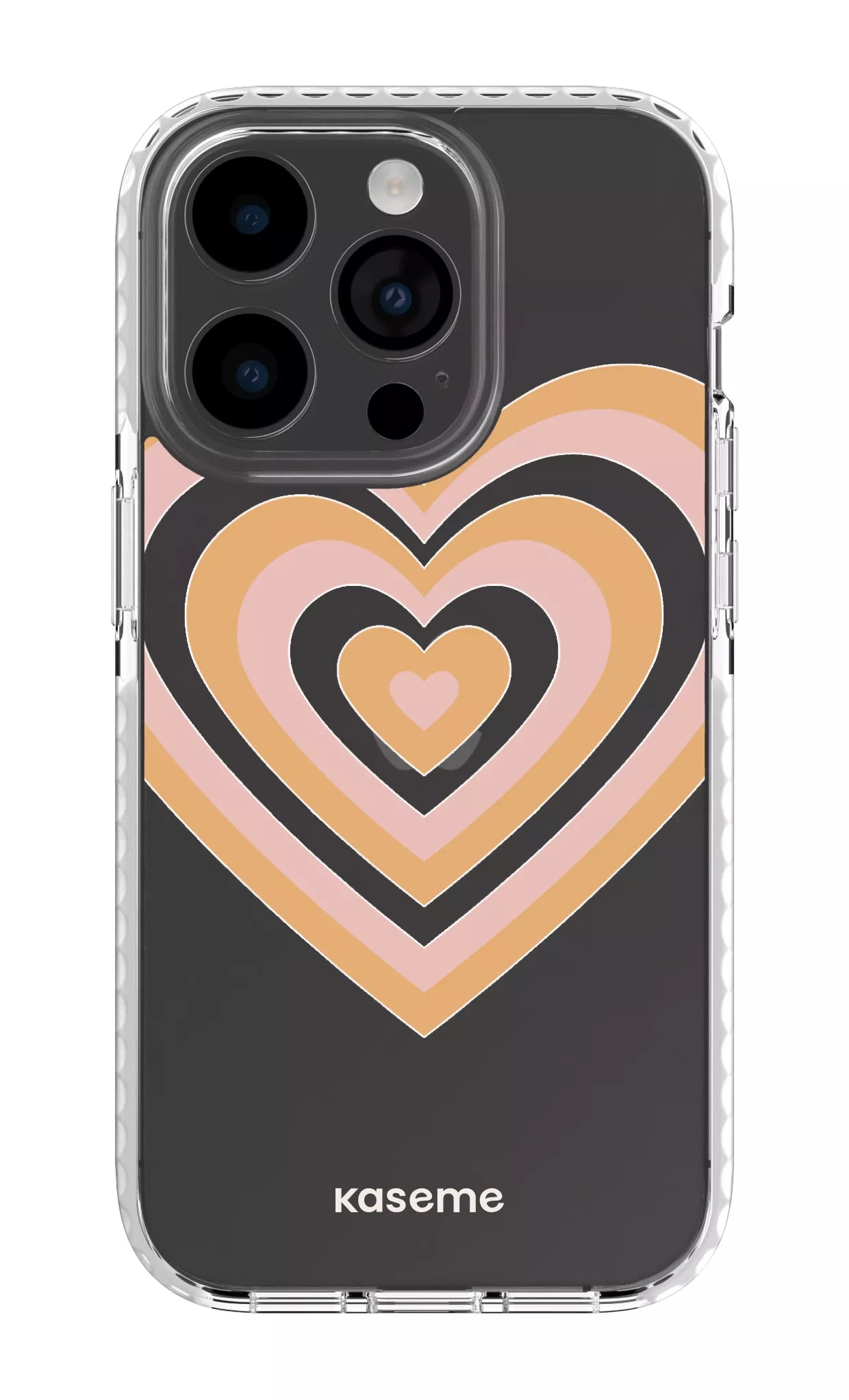 iPhone 14 Pro Clear Case white Amor Clear Case -