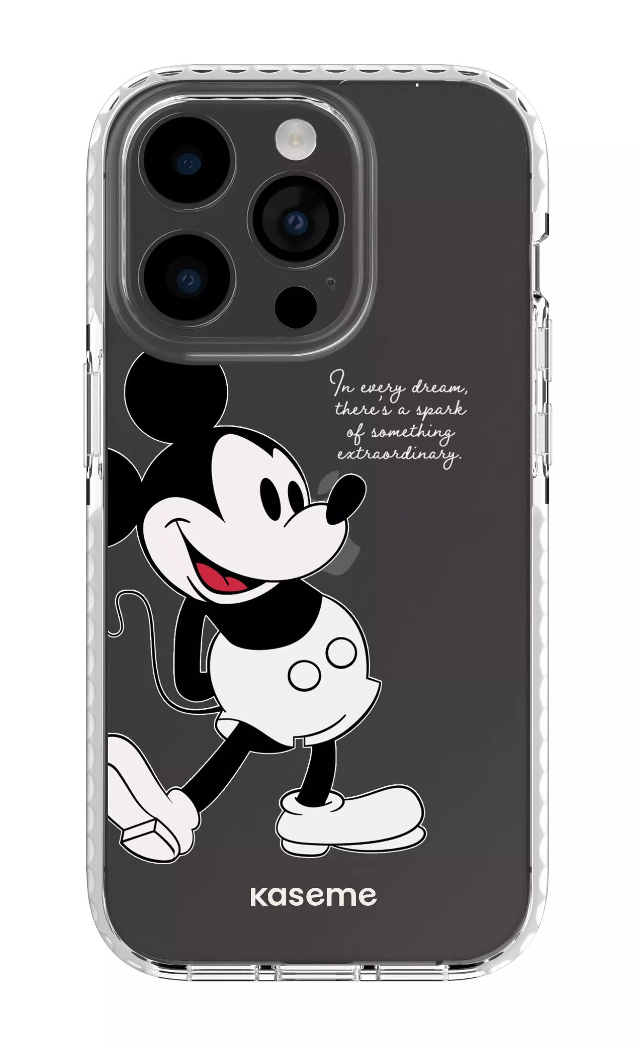 iPhone 14 Pro Clear Case white Dreamscape Clear Case -