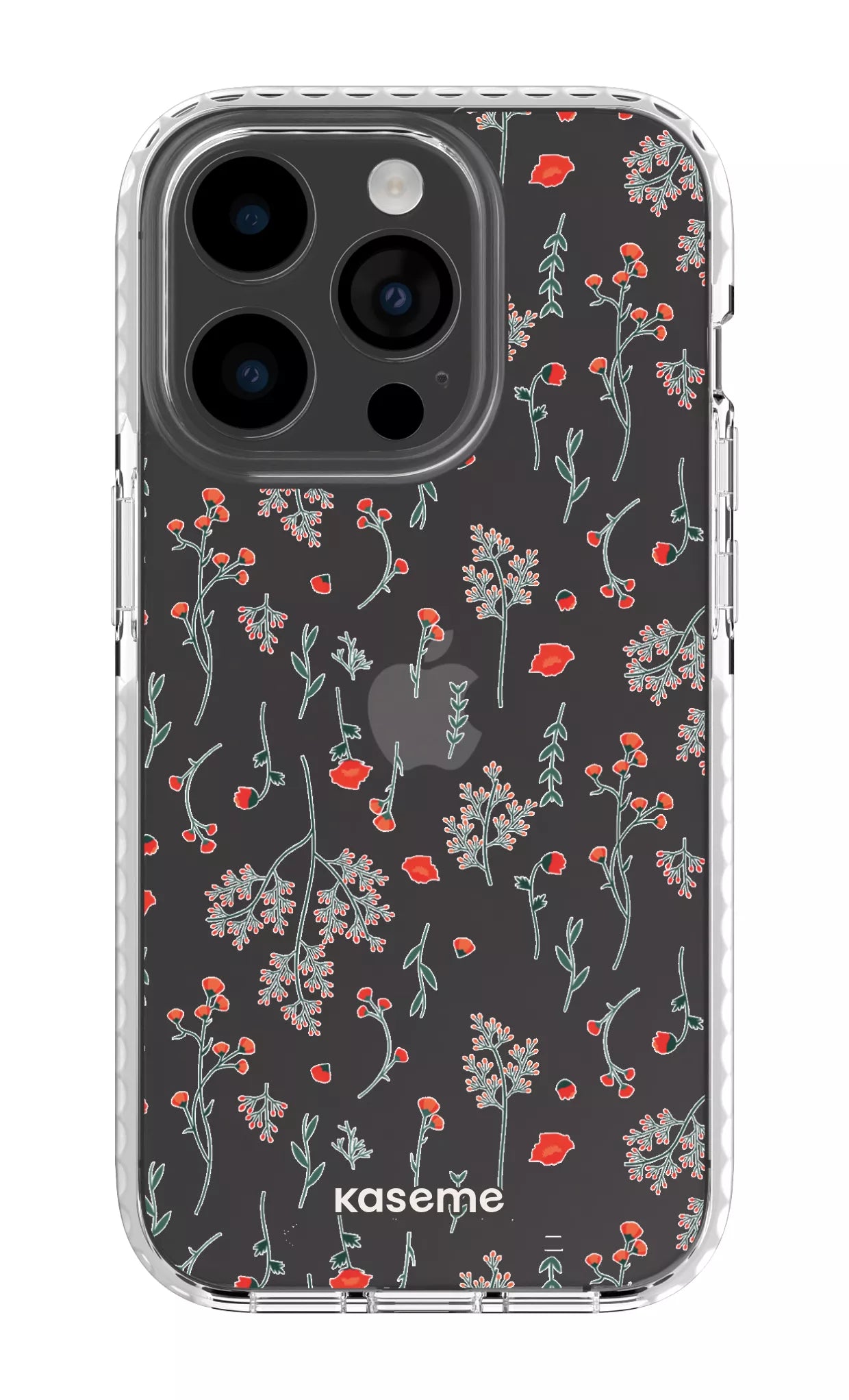 iPhone 14 Pro Clear Case white Evelyn Clear Case -