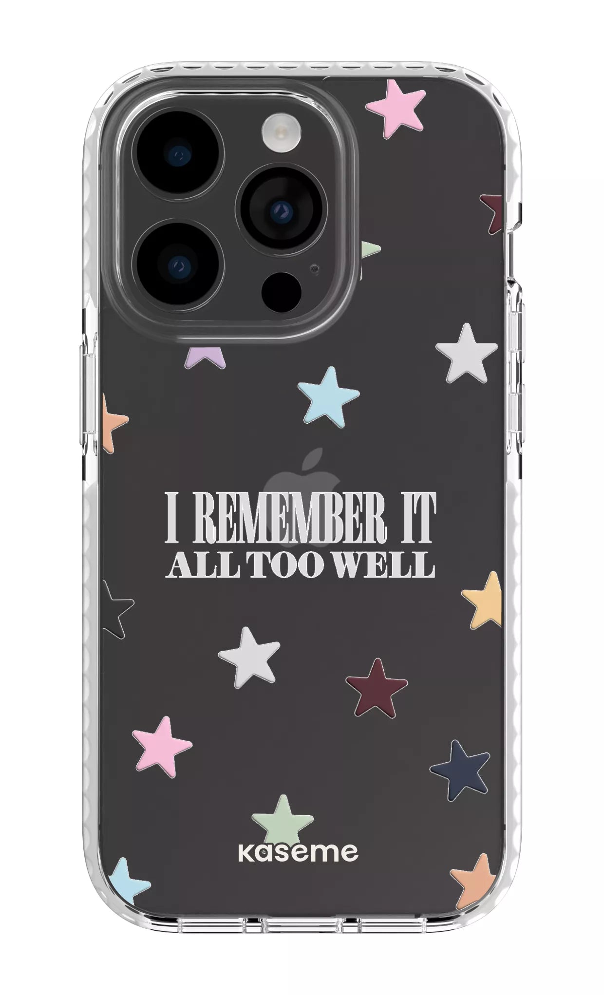 iPhone 14 Pro Clear Case white It Was Rare Clear Case -