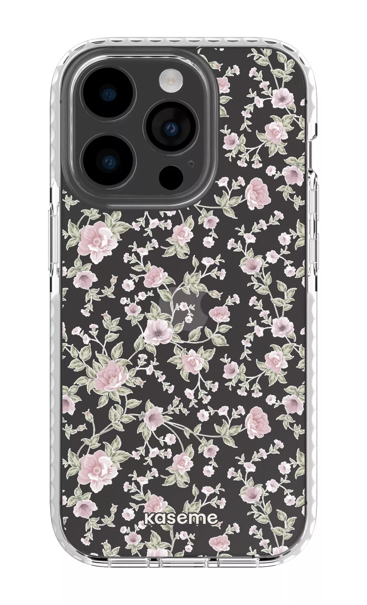 iPhone 14 Pro Clear Case white La Vie en Rose Clear Case -