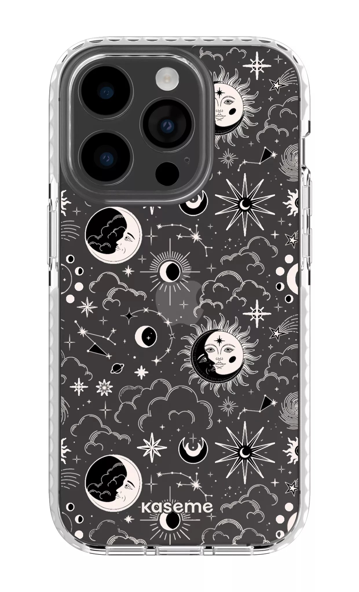 iPhone 14 Pro Clear Case white Milky Way White Clear Case -