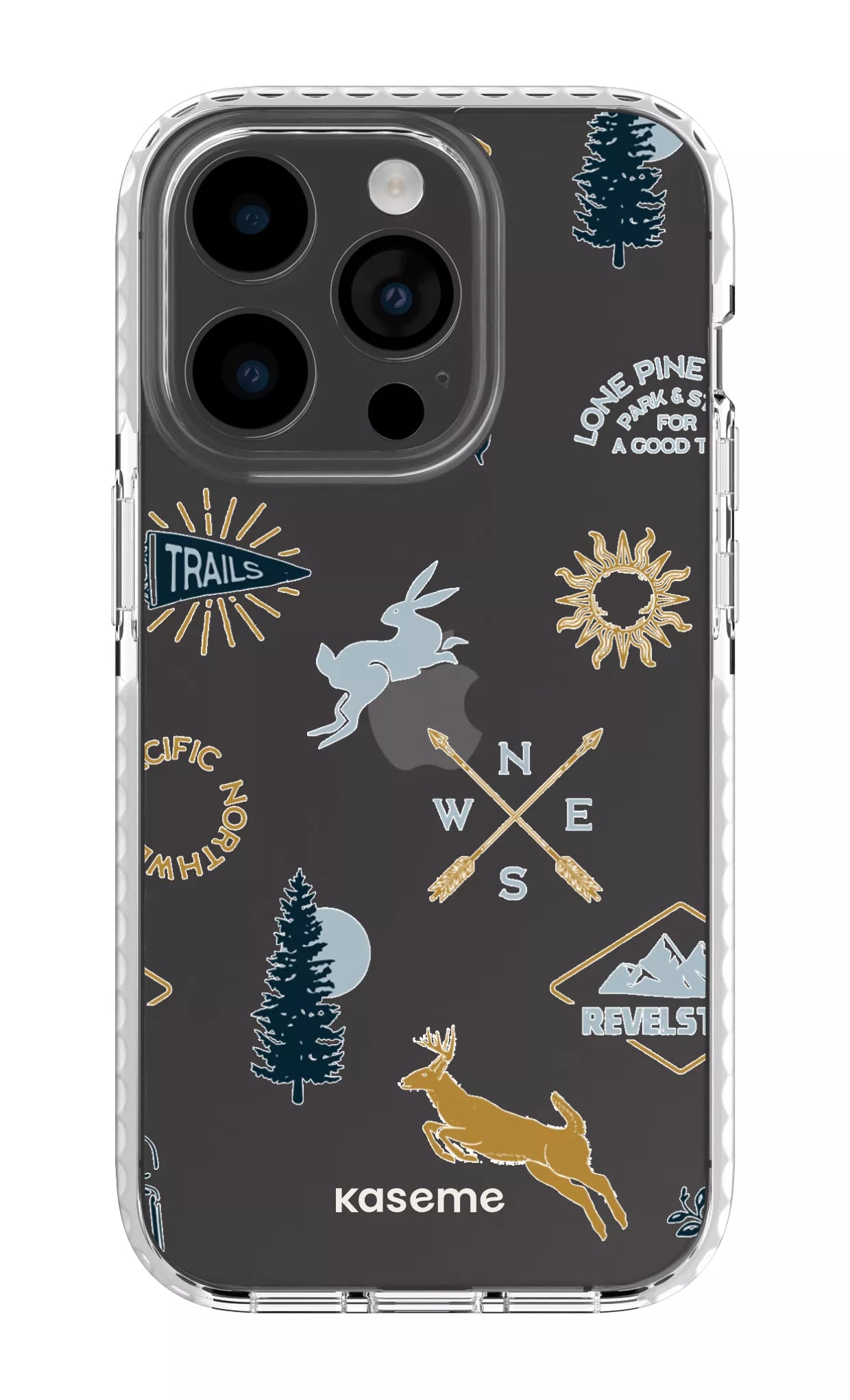 iPhone 14 Pro Clear Case white Revelstoke white Clear Case -