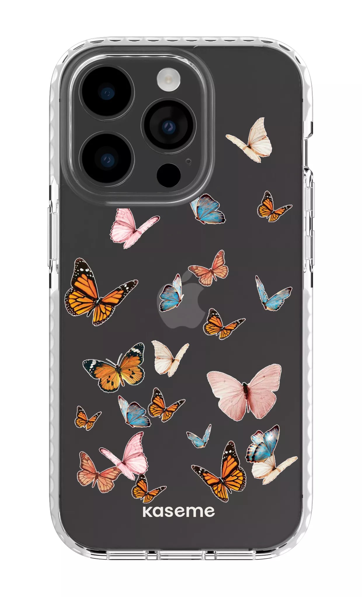 iPhone 14 Pro Clear Case white Soarin Clear Case -