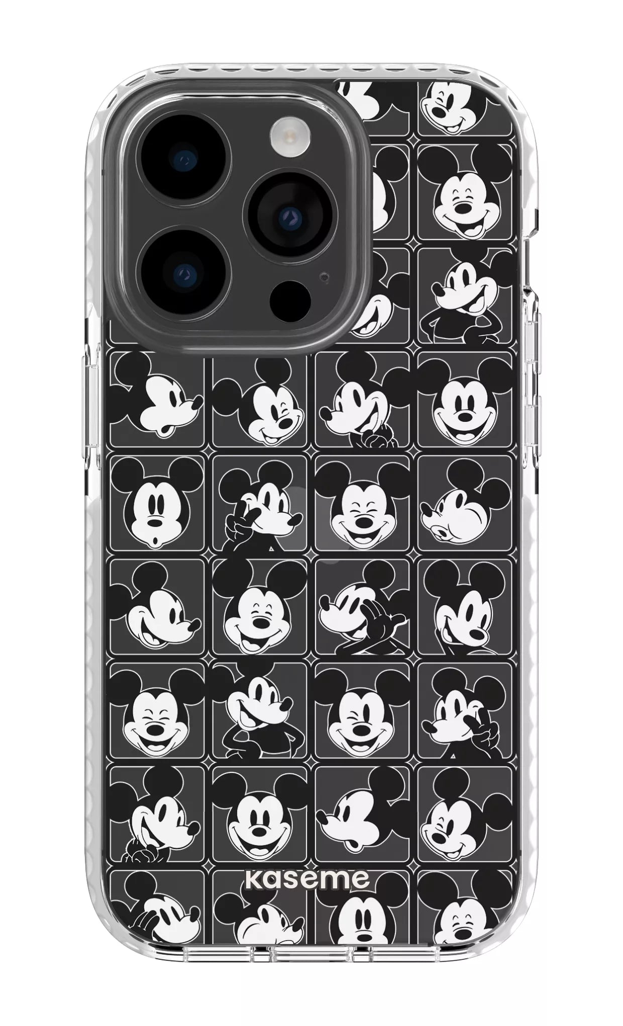 iPhone 14 Pro Clear Case white Whimsy Clear Case -