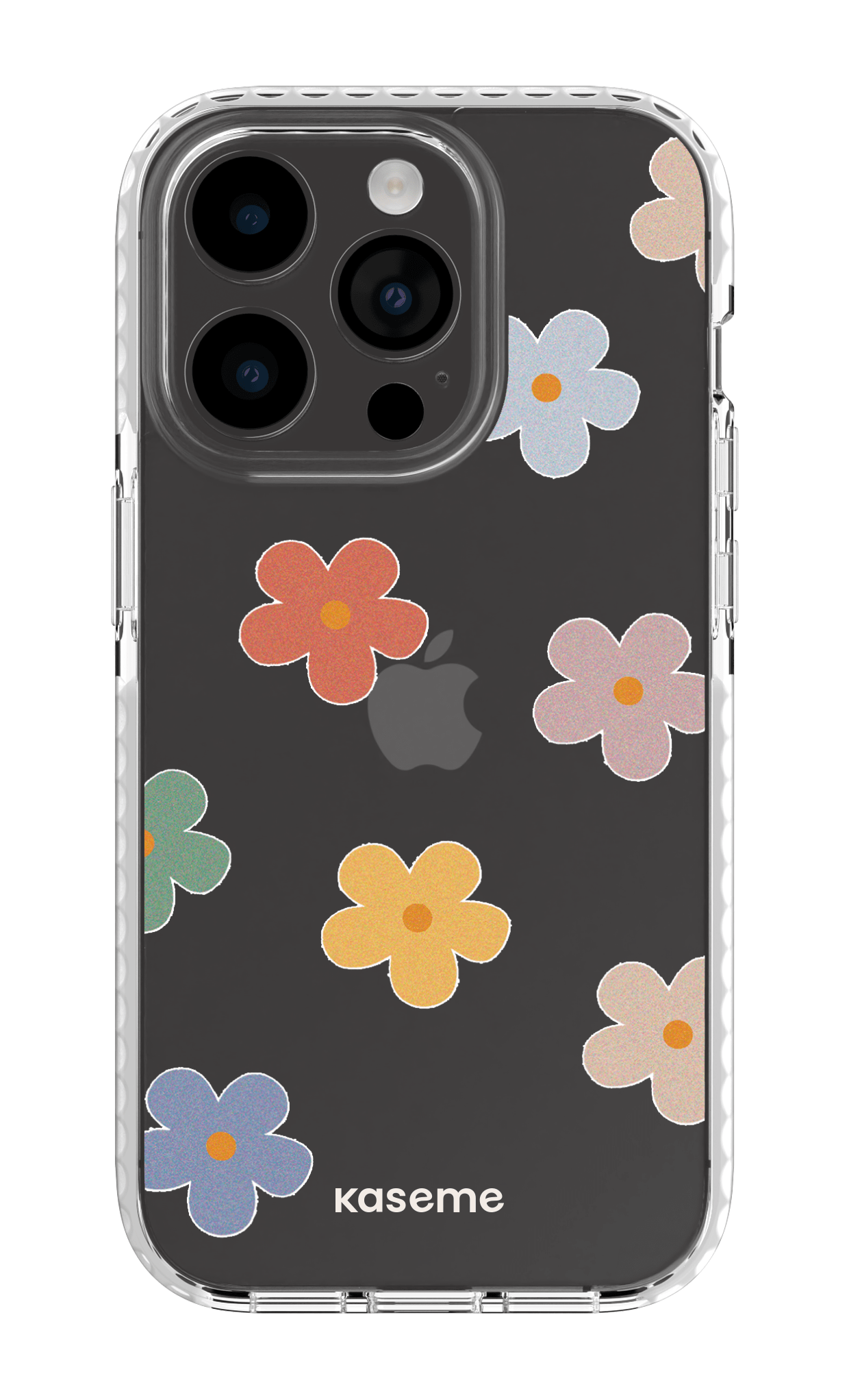 iPhone 14 Pro Clear Case white Woodstock Big Clear Case -