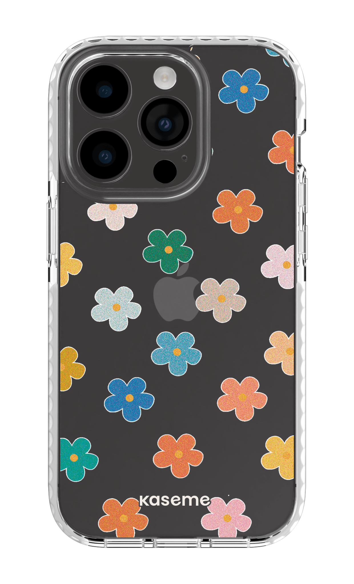 iPhone 14 Pro Clear Case white Woodstock Clear Case -