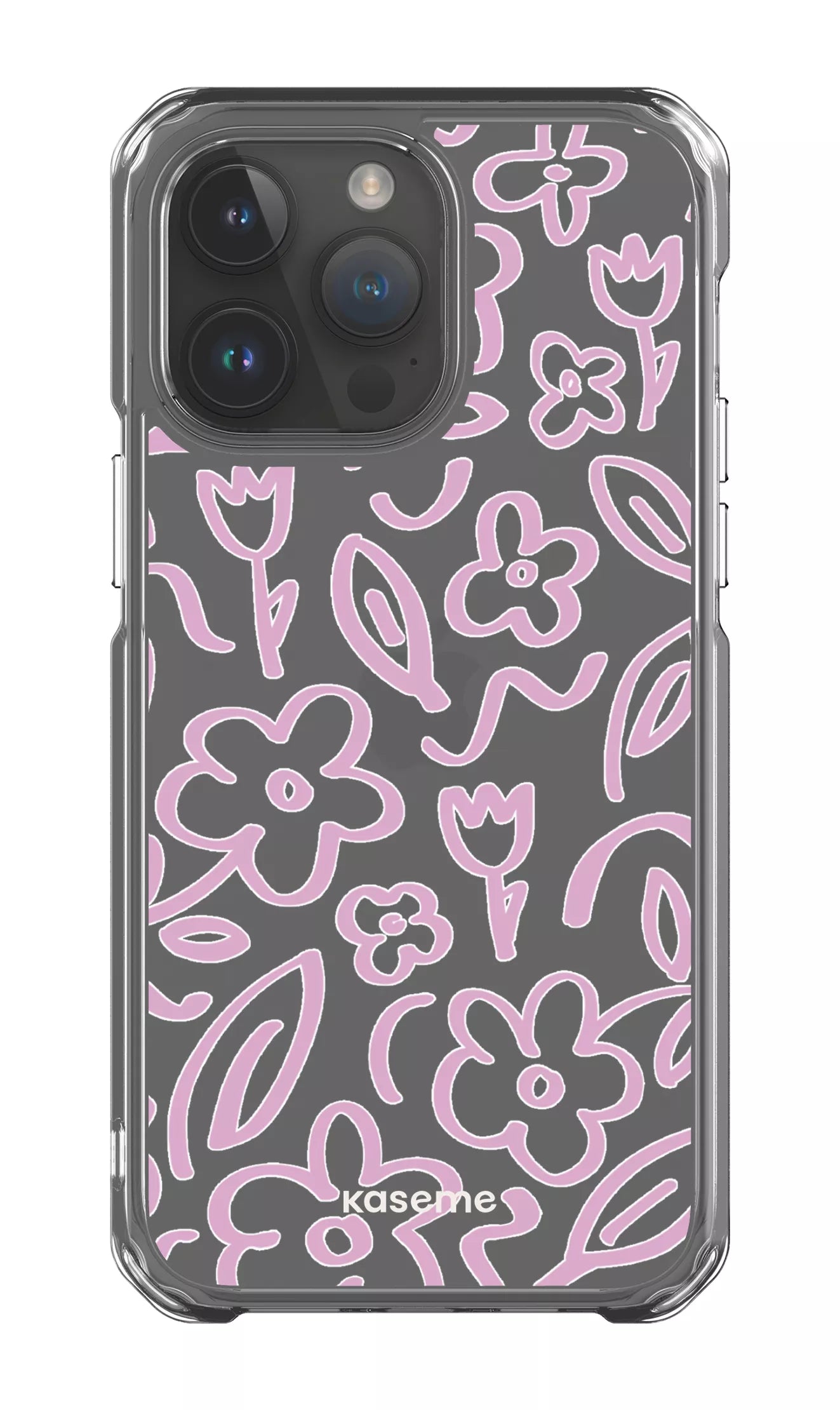 iPhone 14 Pro Max Clear Case Brooklyn pink Clear Case -