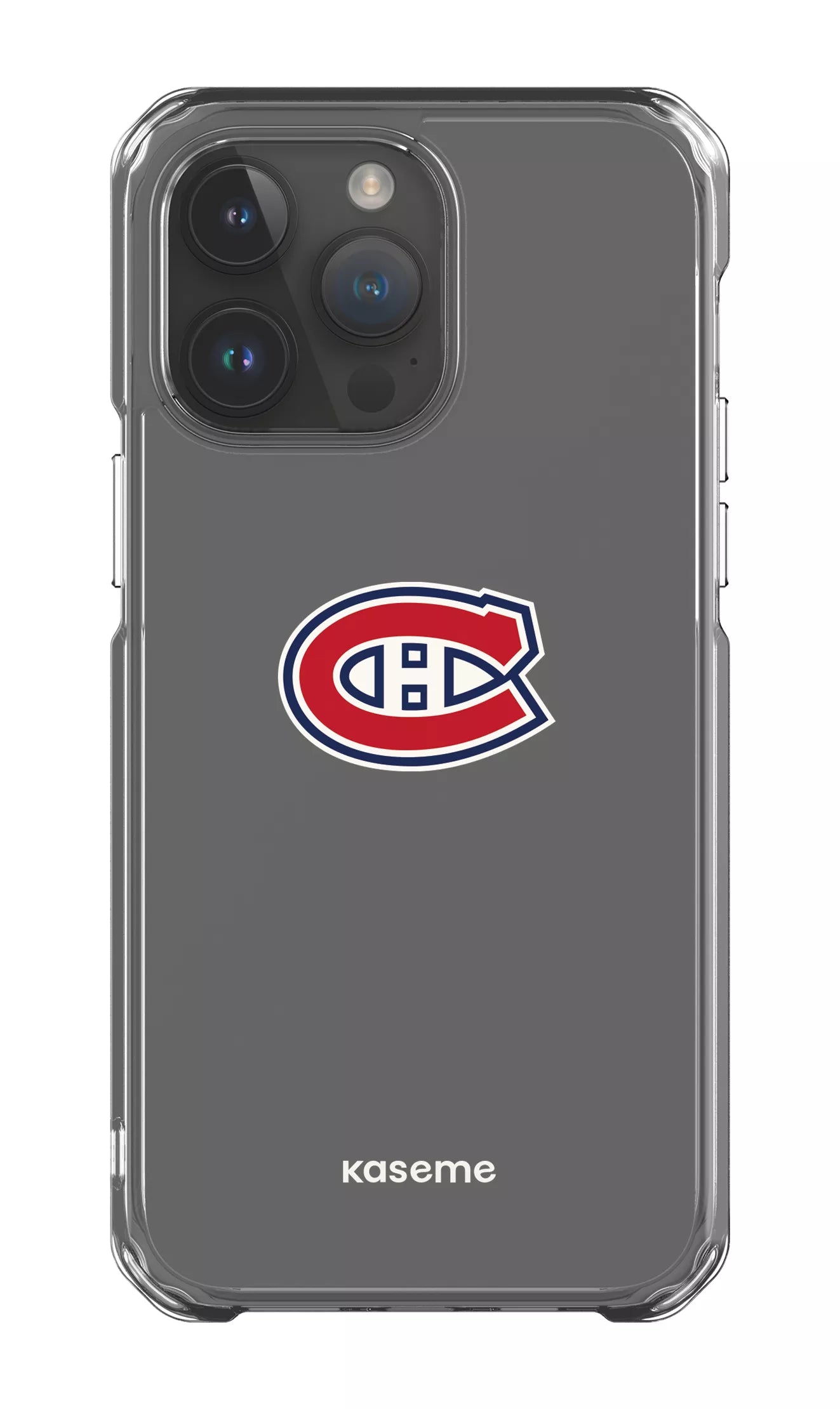 iPhone 14 Pro Max Clear Case Canadiens Logo Clear -