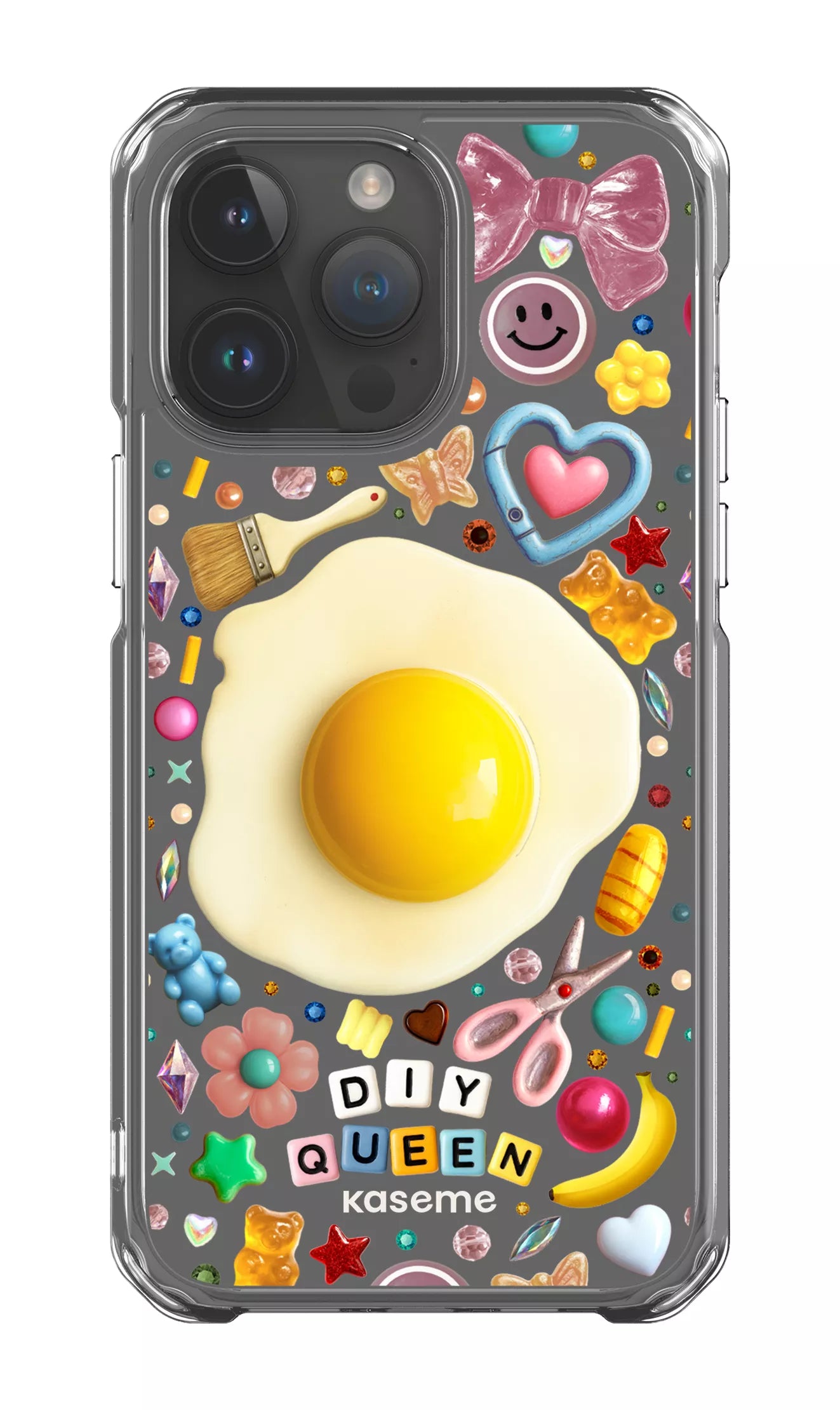 iPhone 14 Pro Max Clear Case DIY Queen Clear Case by Marianne Plaisance -