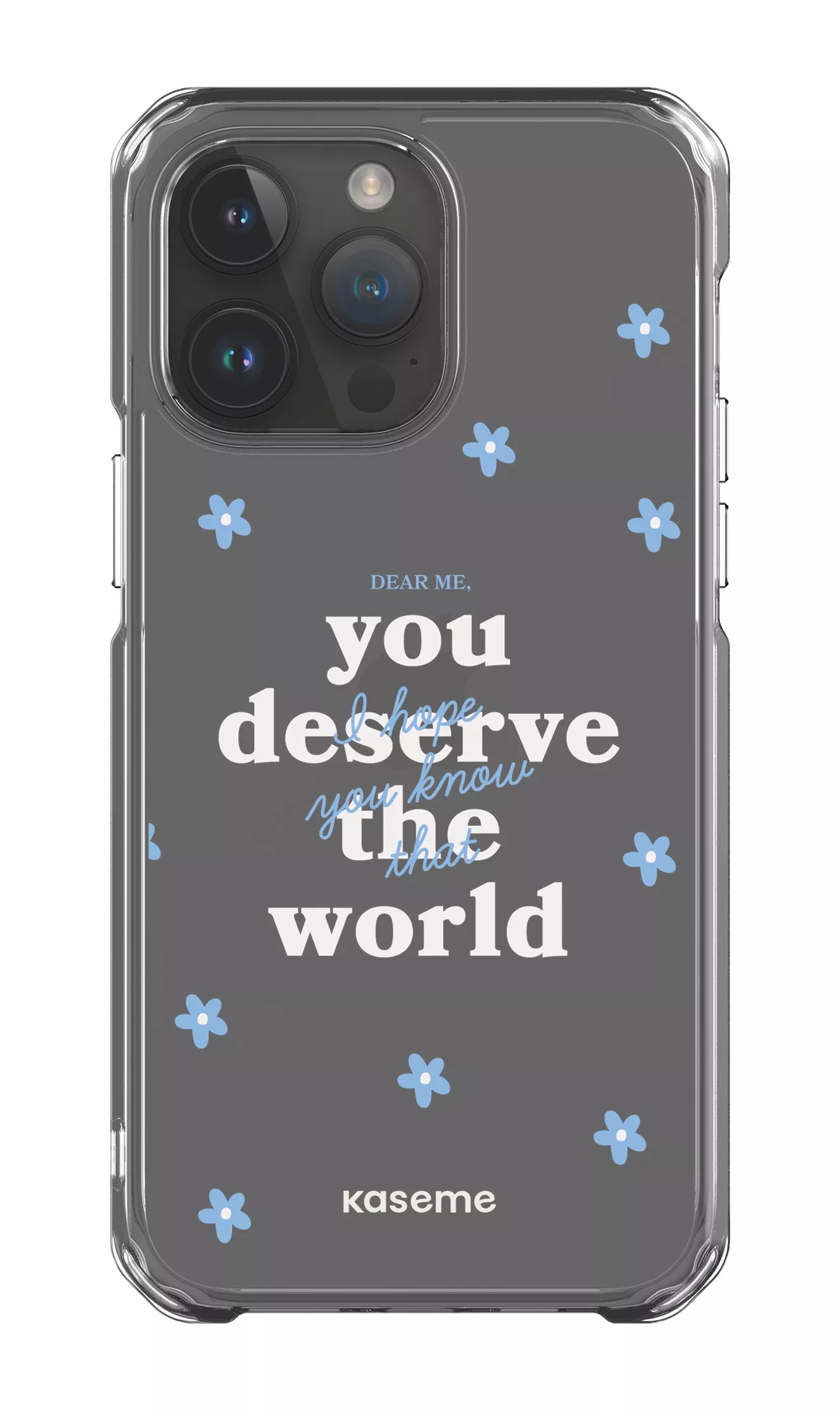 iPhone 14 Pro Max Clear Case Dear Me Clear Case -