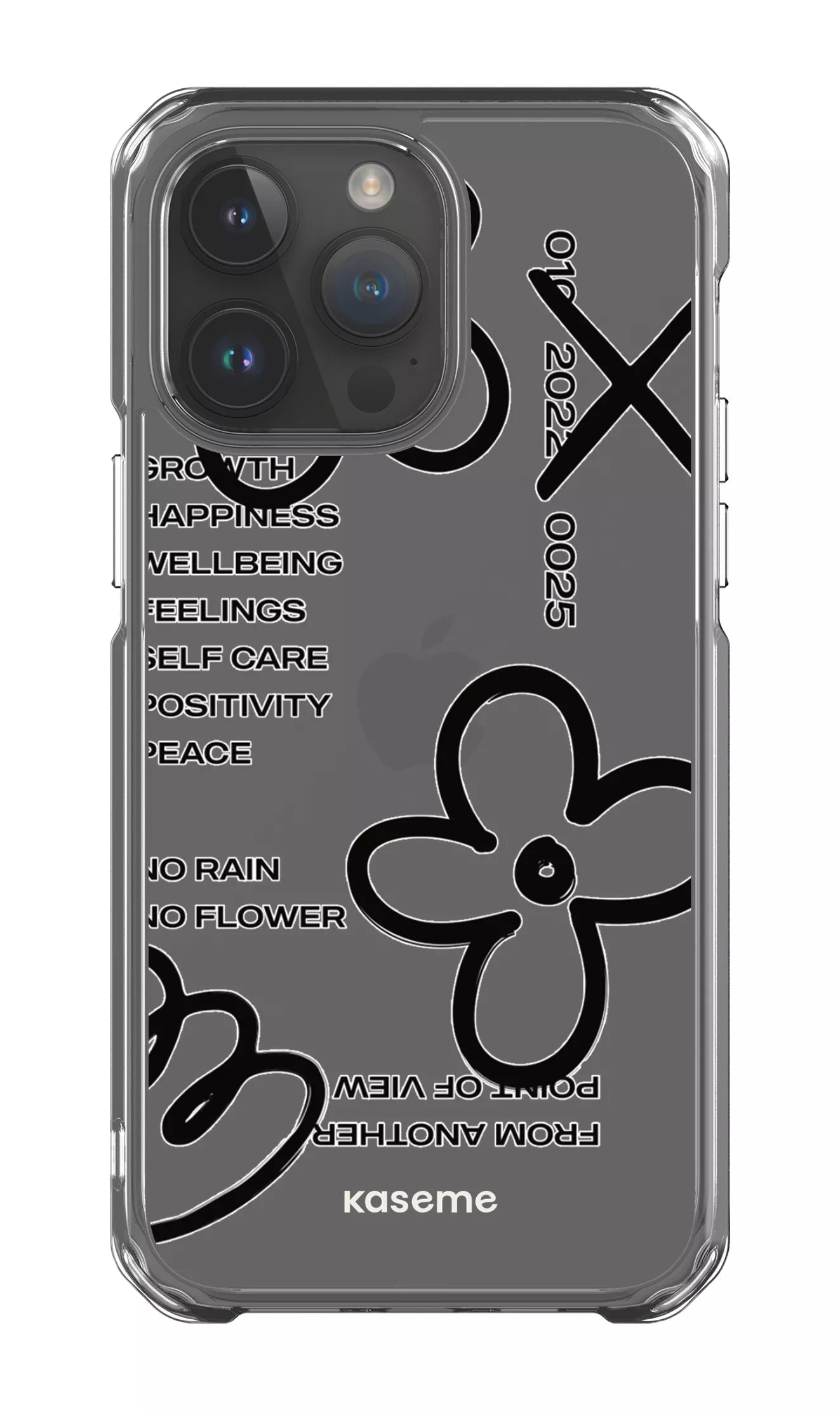 iPhone 14 Pro Max Clear Case Feelings black Clear Case -