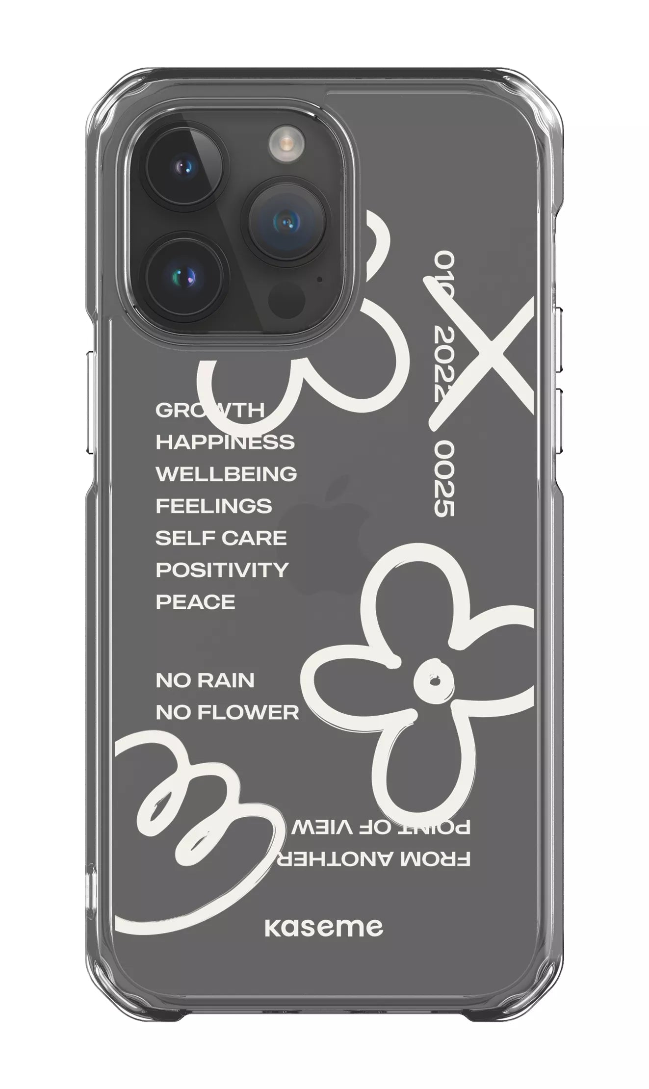 iPhone 14 Pro Max Clear Case Feelings white Clear Case -