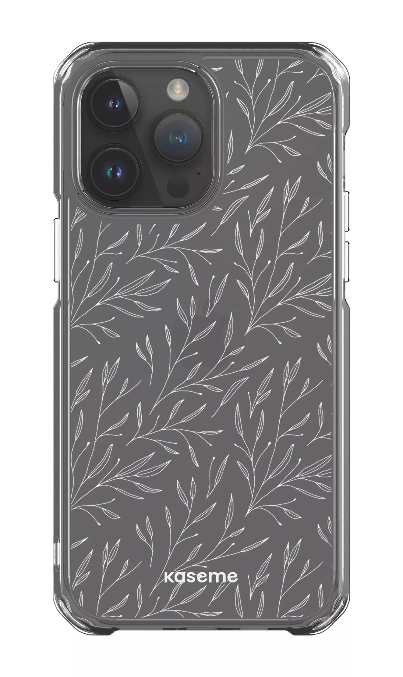 iPhone 14 Pro Max Clear Case Hibiscus Clear Case -