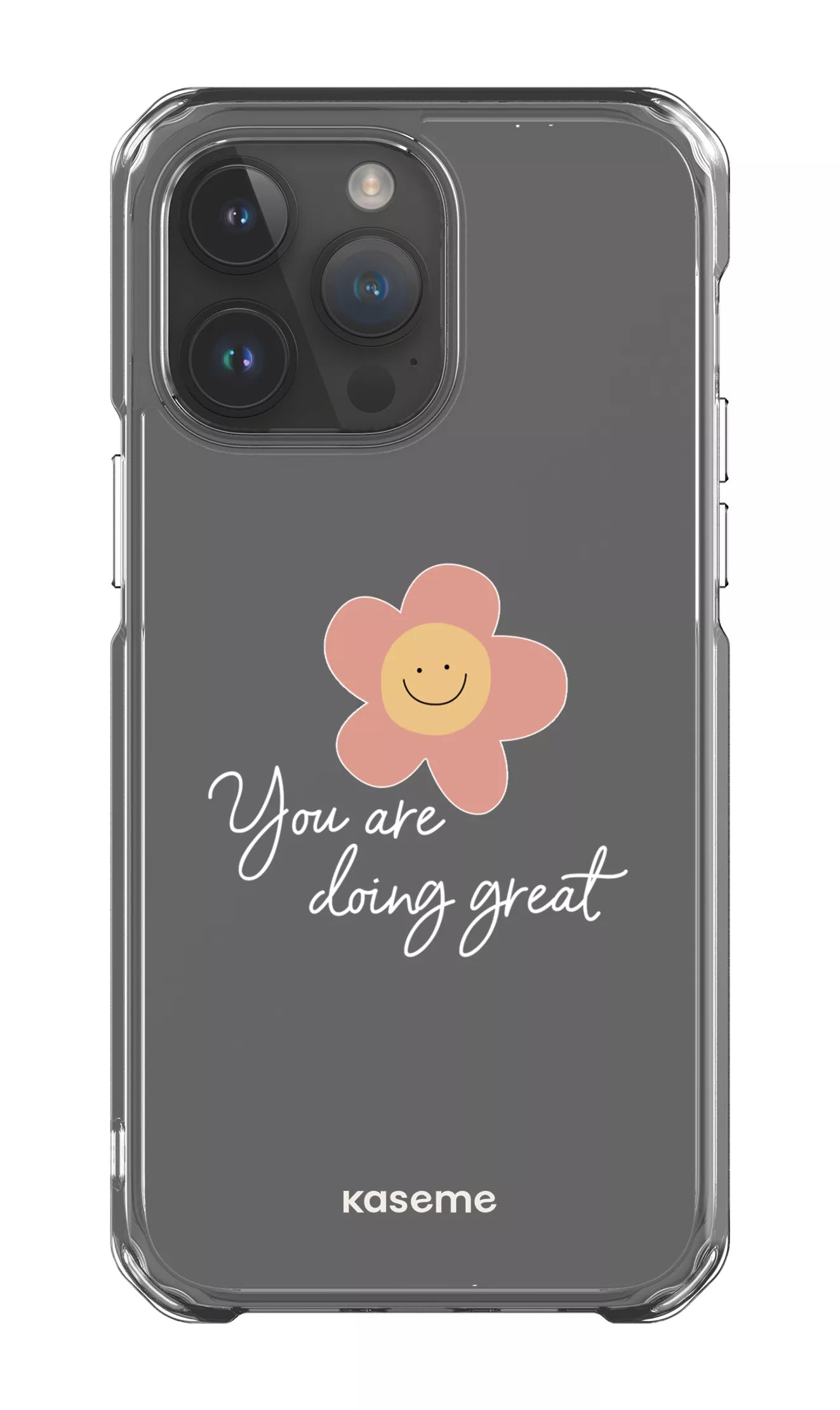 iPhone 14 Pro Max Clear Case Keep going Clear Case -