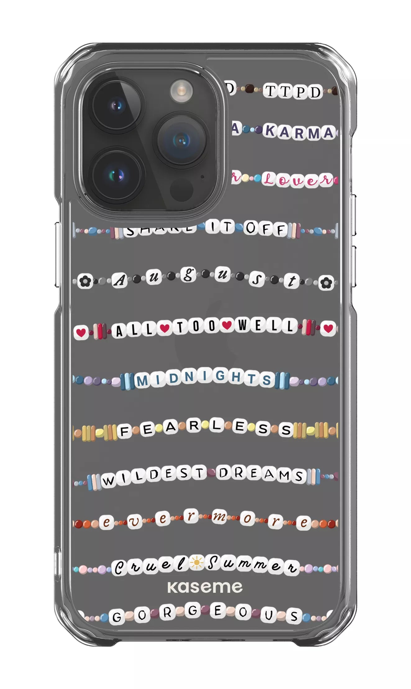 iPhone 14 Pro Max Clear Case Love Story Clear Case -