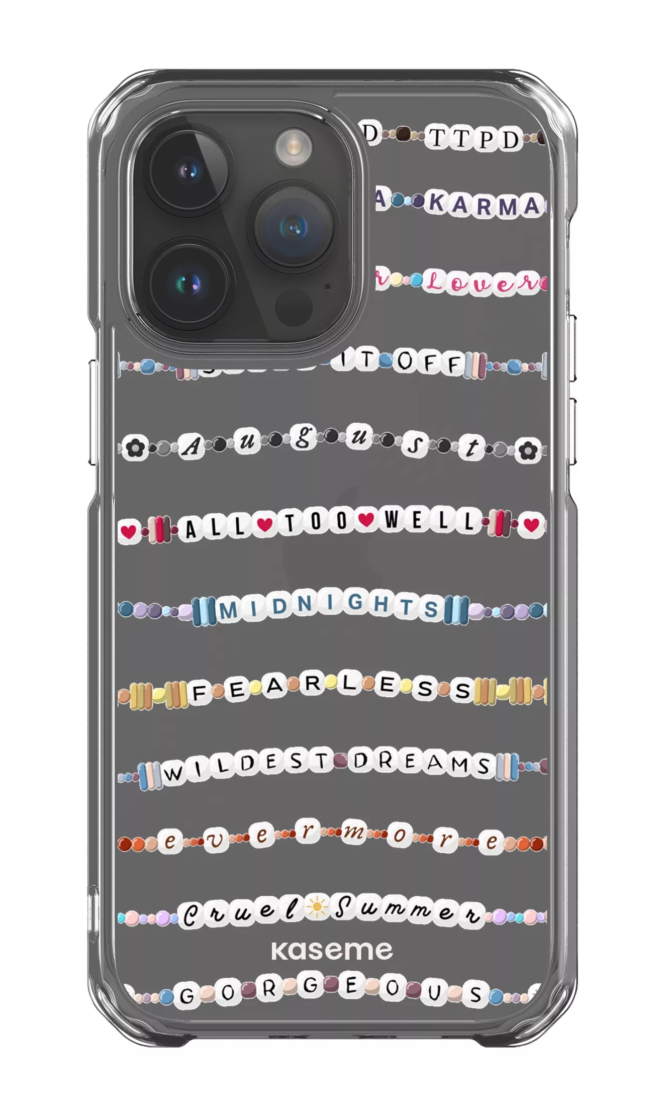 iPhone 14 Pro Max Clear Case Love Story Clear Case -