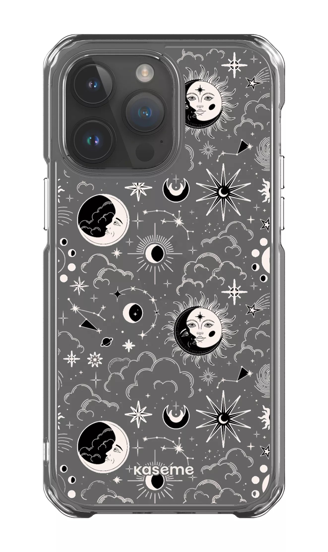 iPhone 14 Pro Max Clear Case Milky Way White Clear Case -