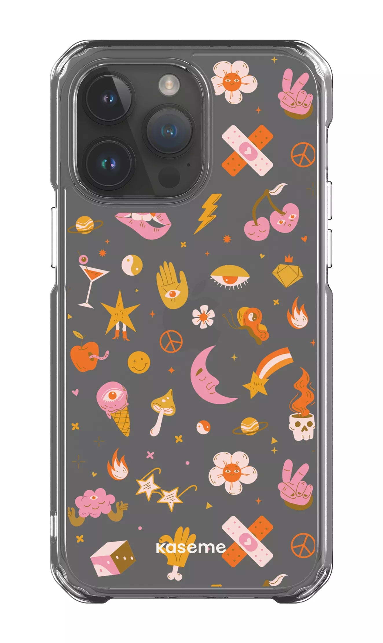 iPhone 14 Pro Max Clear Case Psycho Clear Case -