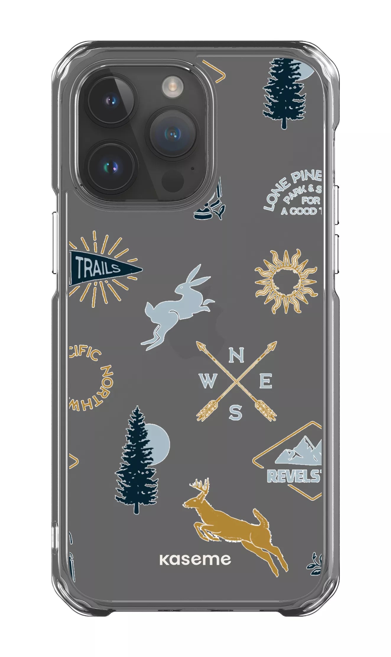 iPhone 14 Pro Max Clear Case Revelstoke white Clear Case -