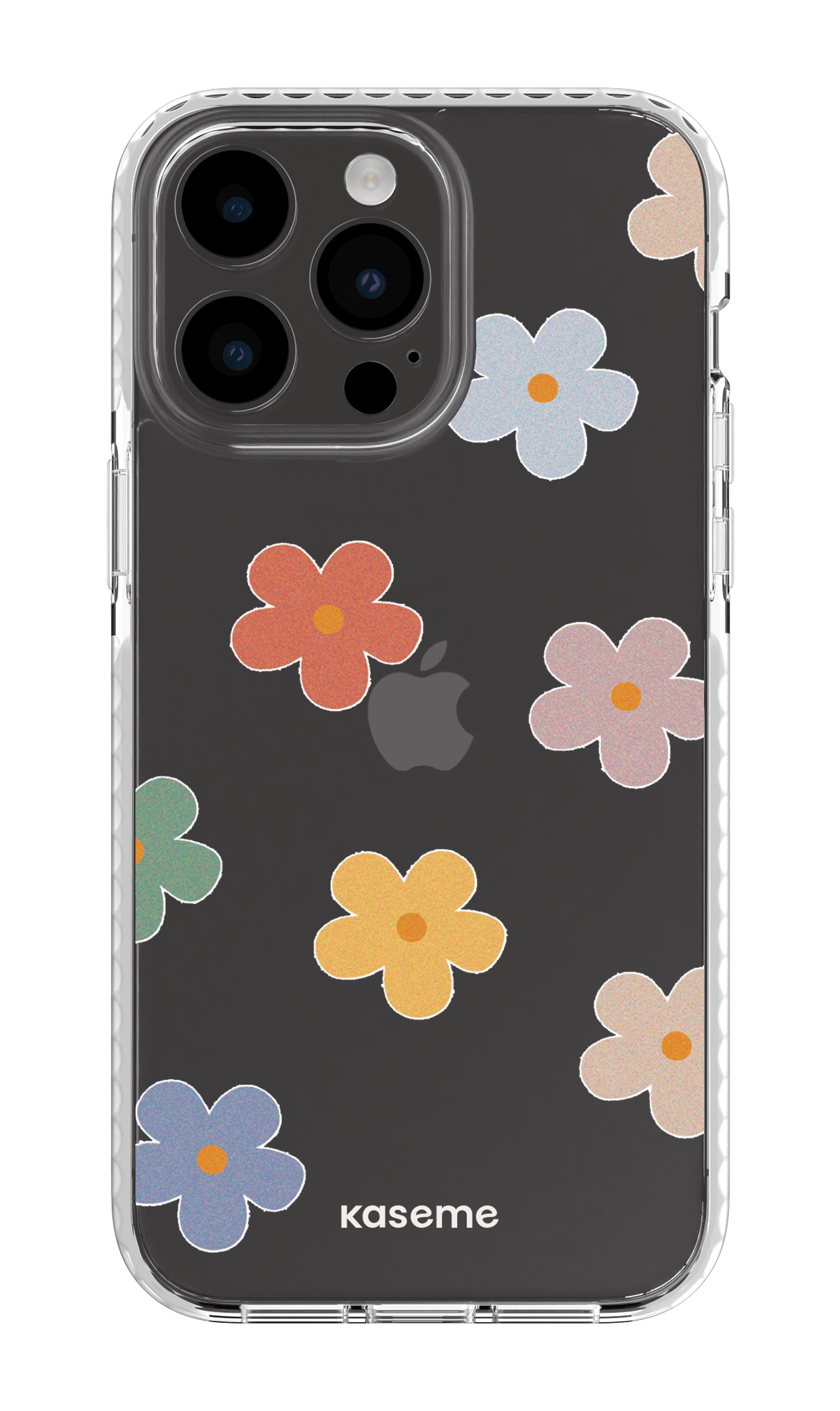 iPhone 14 Pro Max Clear Case White Woodstock Big Clear Case -