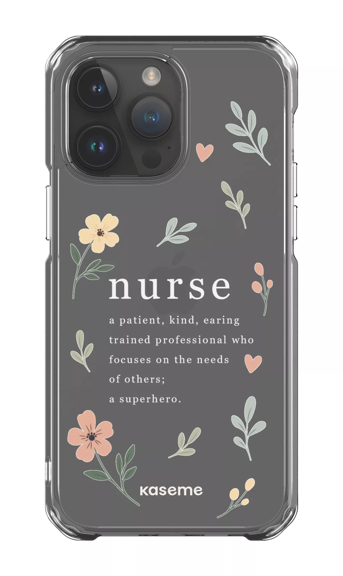 iPhone 14 Pro Max Clear Case With Heart Clear Case -