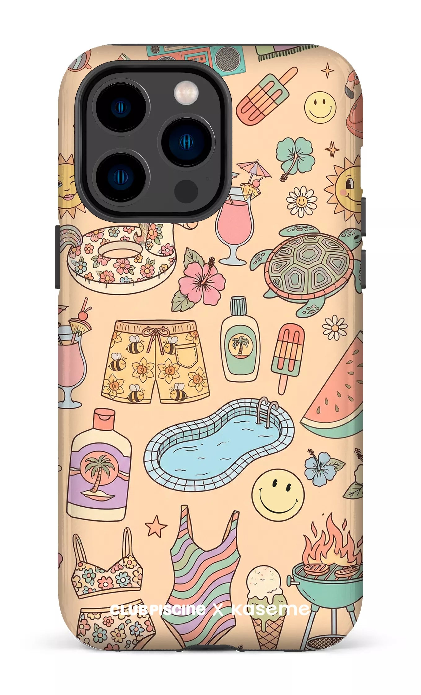 iPhone 14 Pro Max Tough Summer Icon by Club Piscine -