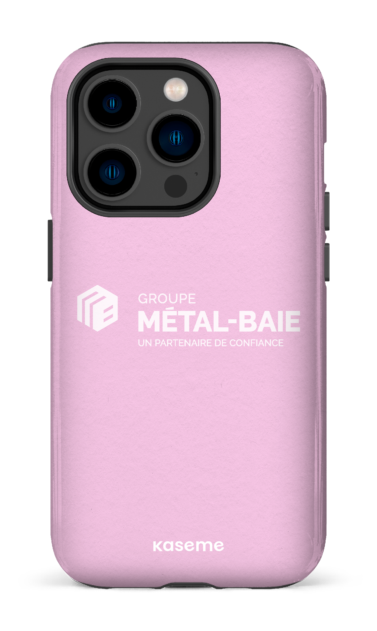 iPhone 14 Pro Tough Métal-Baie Rose -