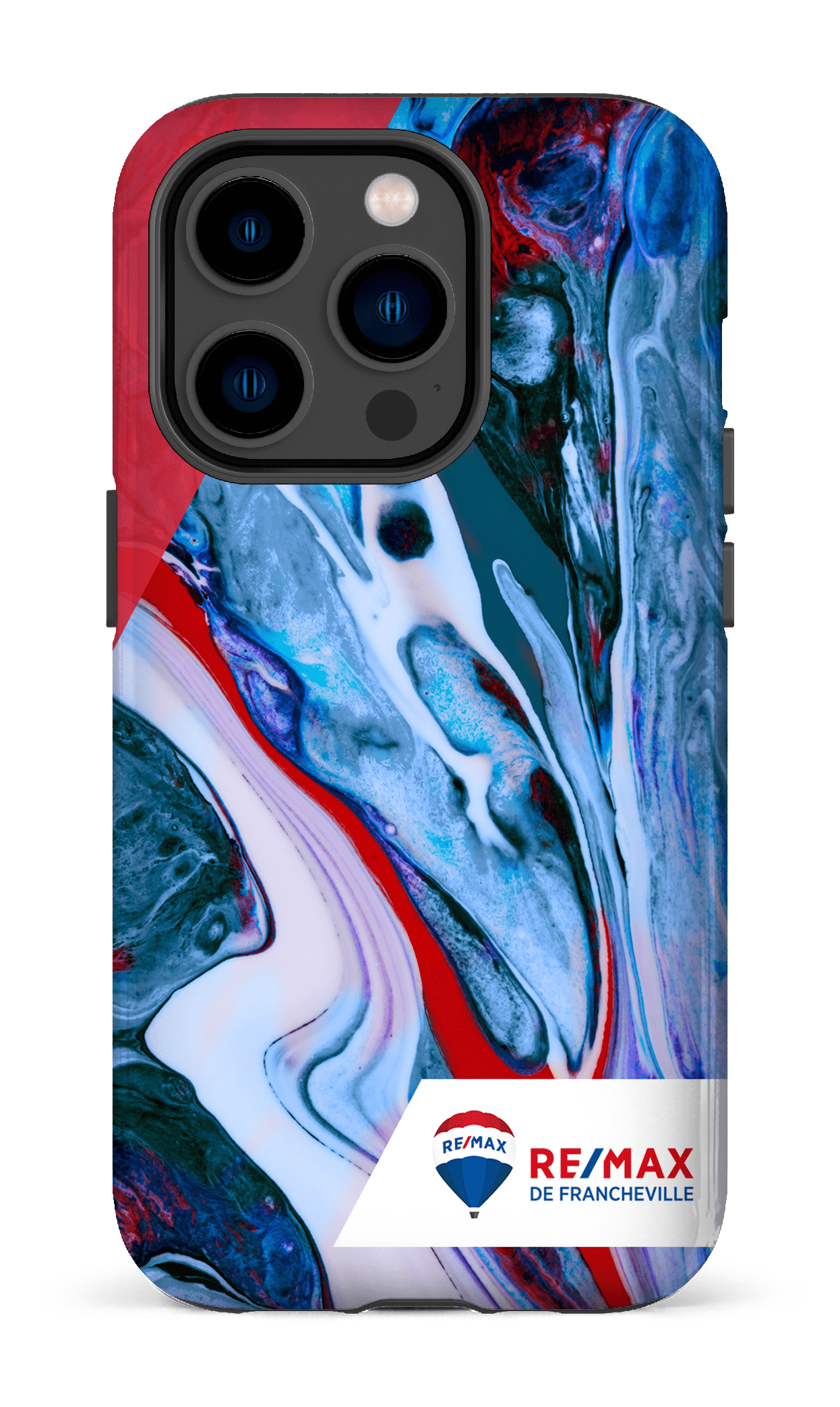 iPhone 14 Pro Tough Peinture marbrée claire de Francheville -