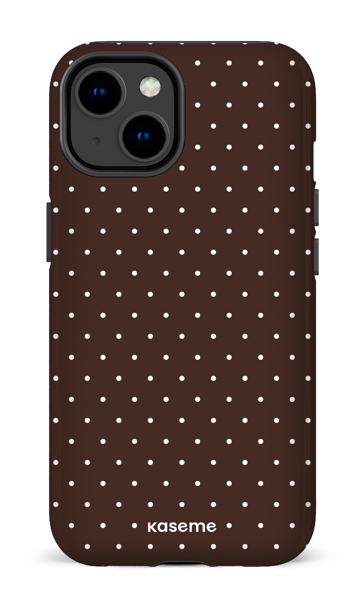 iPhone 14 Tough Gloss Ditsy Brown -