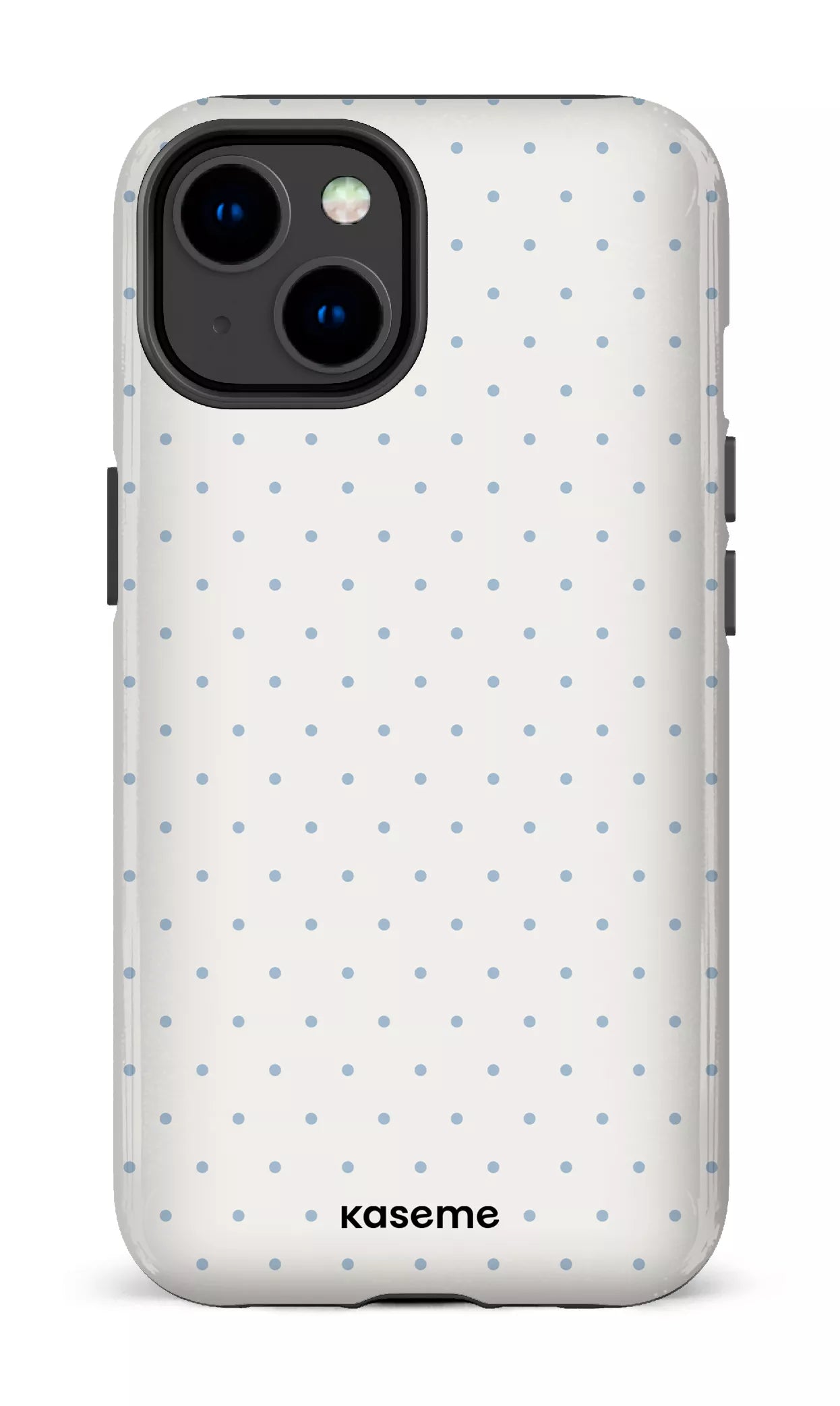 iPhone 14 Tough Gloss Ditsy White & Blue -
