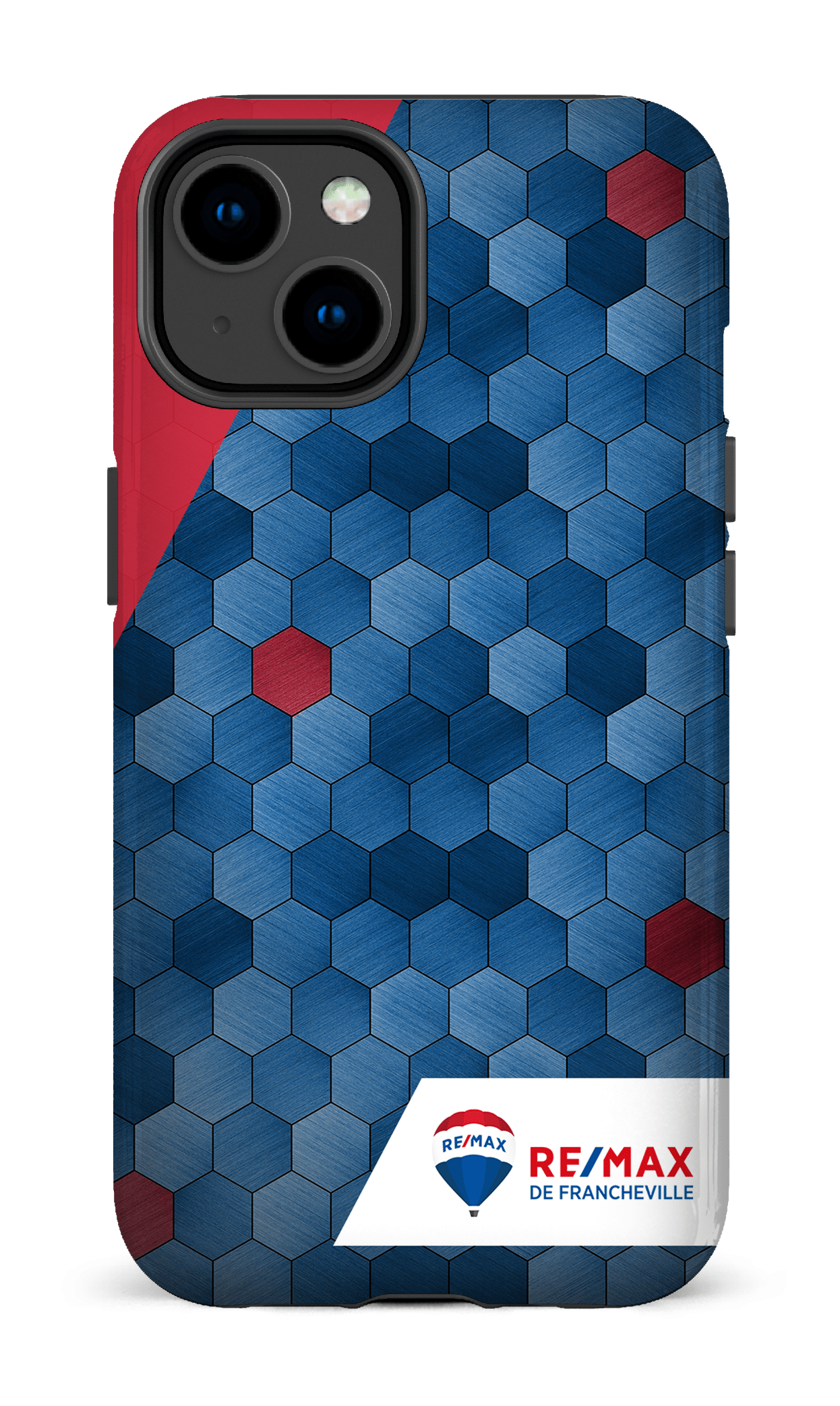 iPhone 14 Tough Gloss Exagones texturés de Francheville -