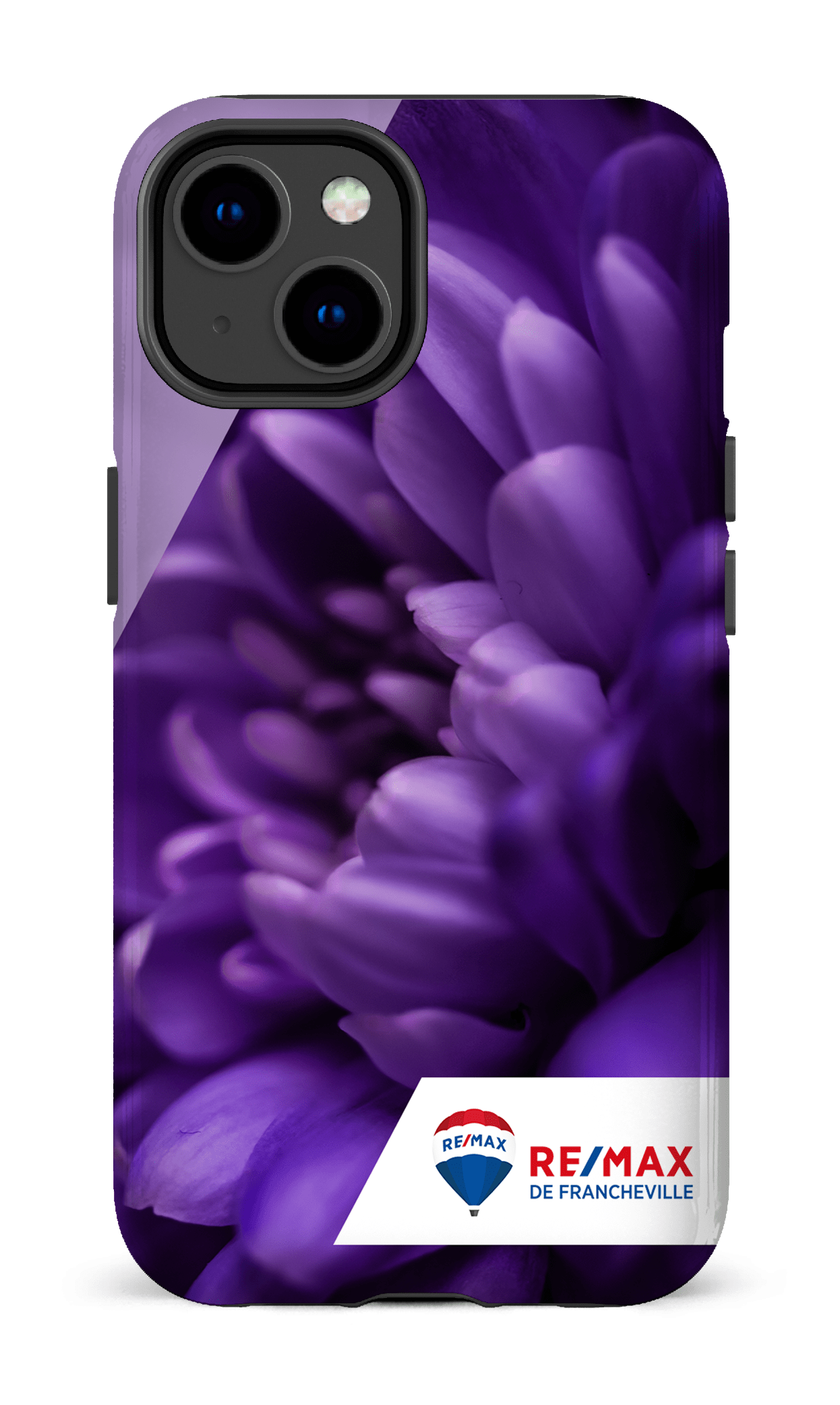 iPhone 14 Tough Gloss Fleur gros plan de Francheville -
