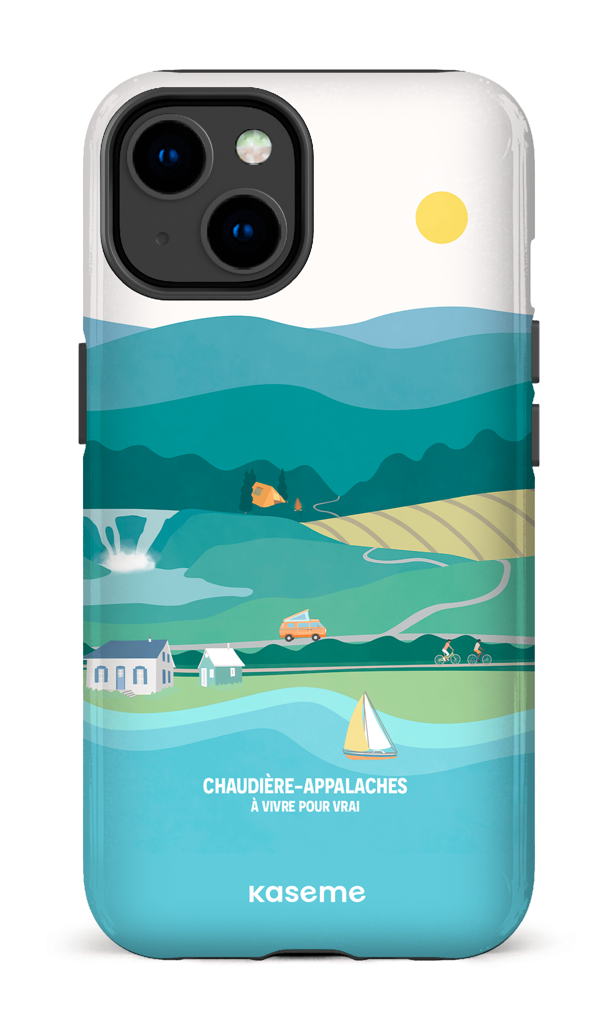 iPhone 14 Tough Gloss Paysage par TCA -