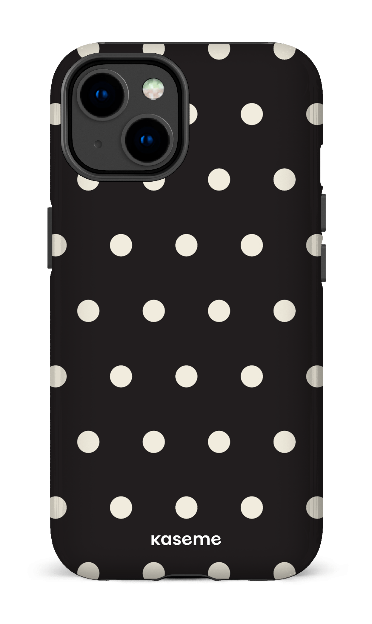 iPhone 14 Tough Gloss Polka Black -
