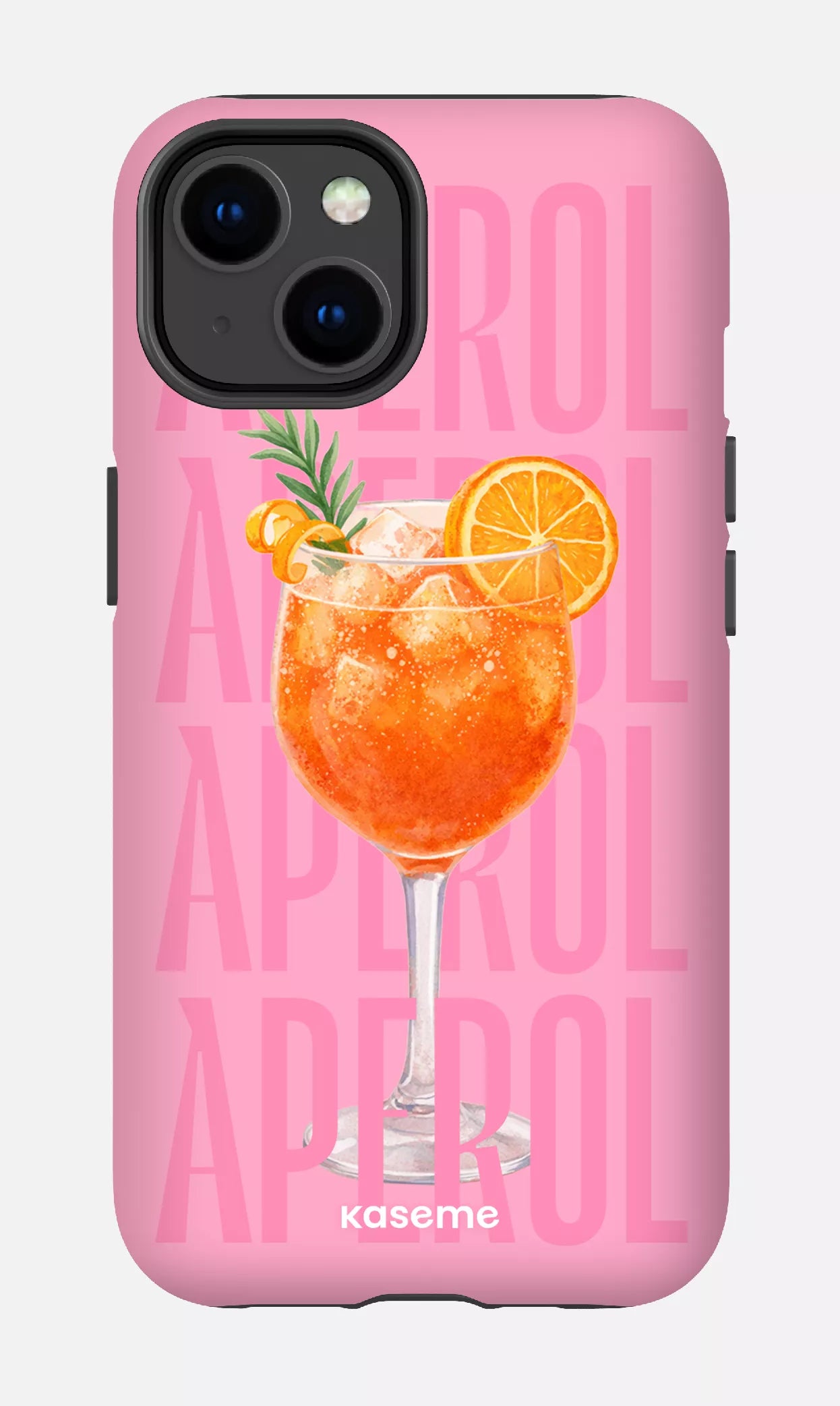 iPhone 14 Tough Matte Aperol Sunset Pink -