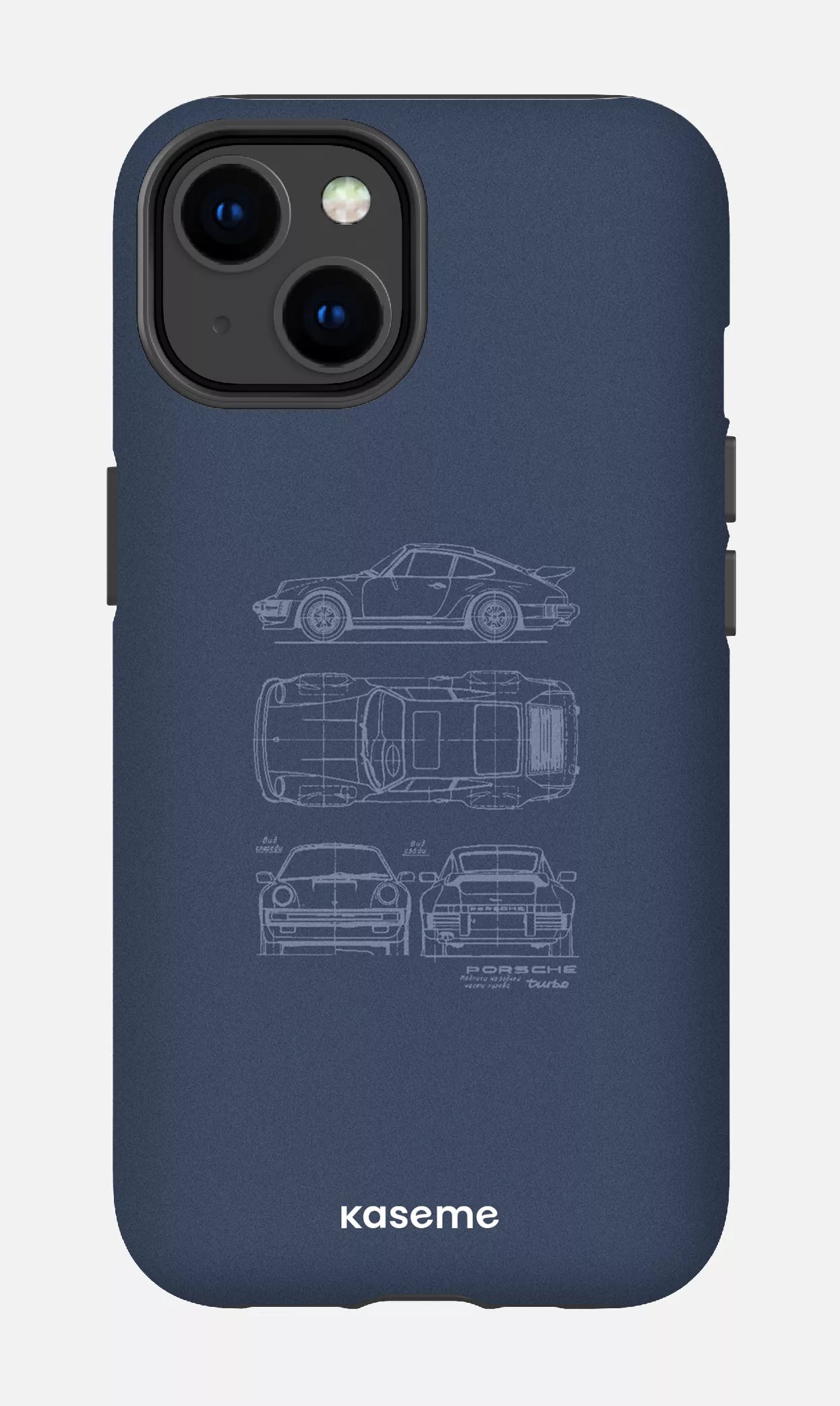 iPhone 14 Tough Matte Beat The Traffic Blue -