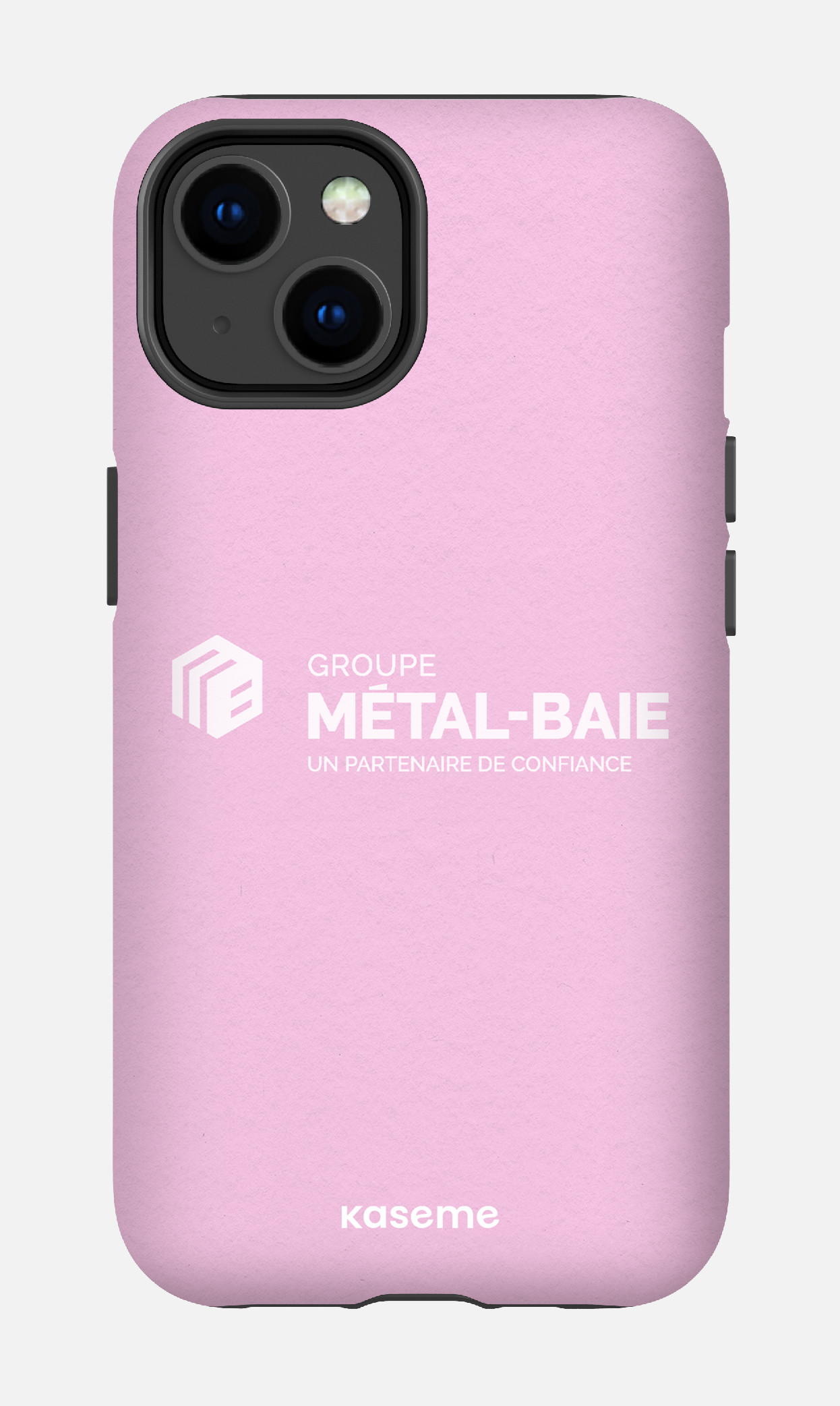 iPhone 14 Tough Matte Métal-Baie Rose -