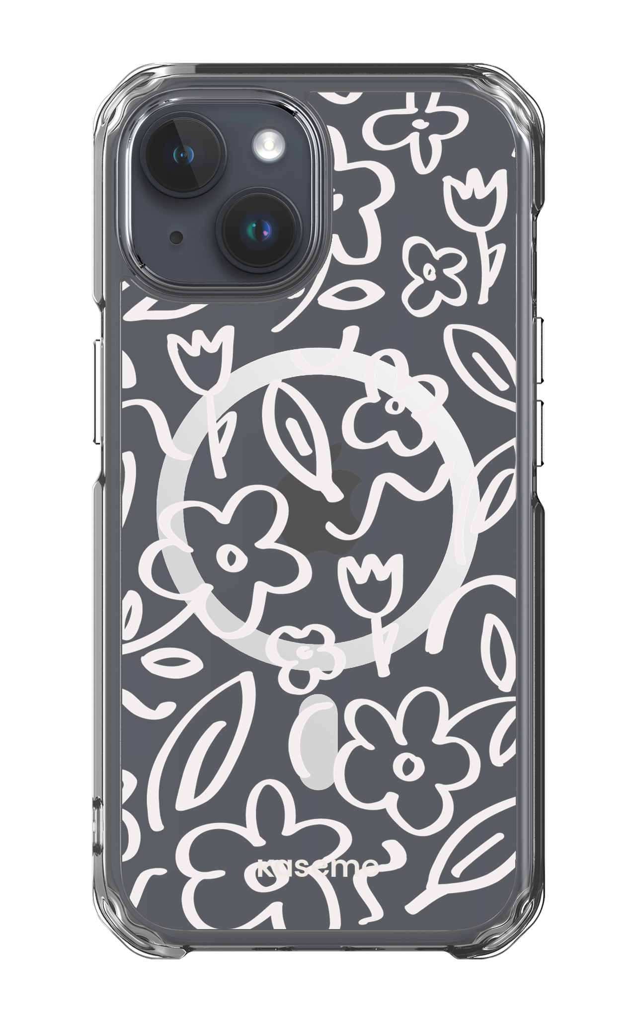 iPhone 15 Clear Case - Magsafe Brooklyn Clear Case -