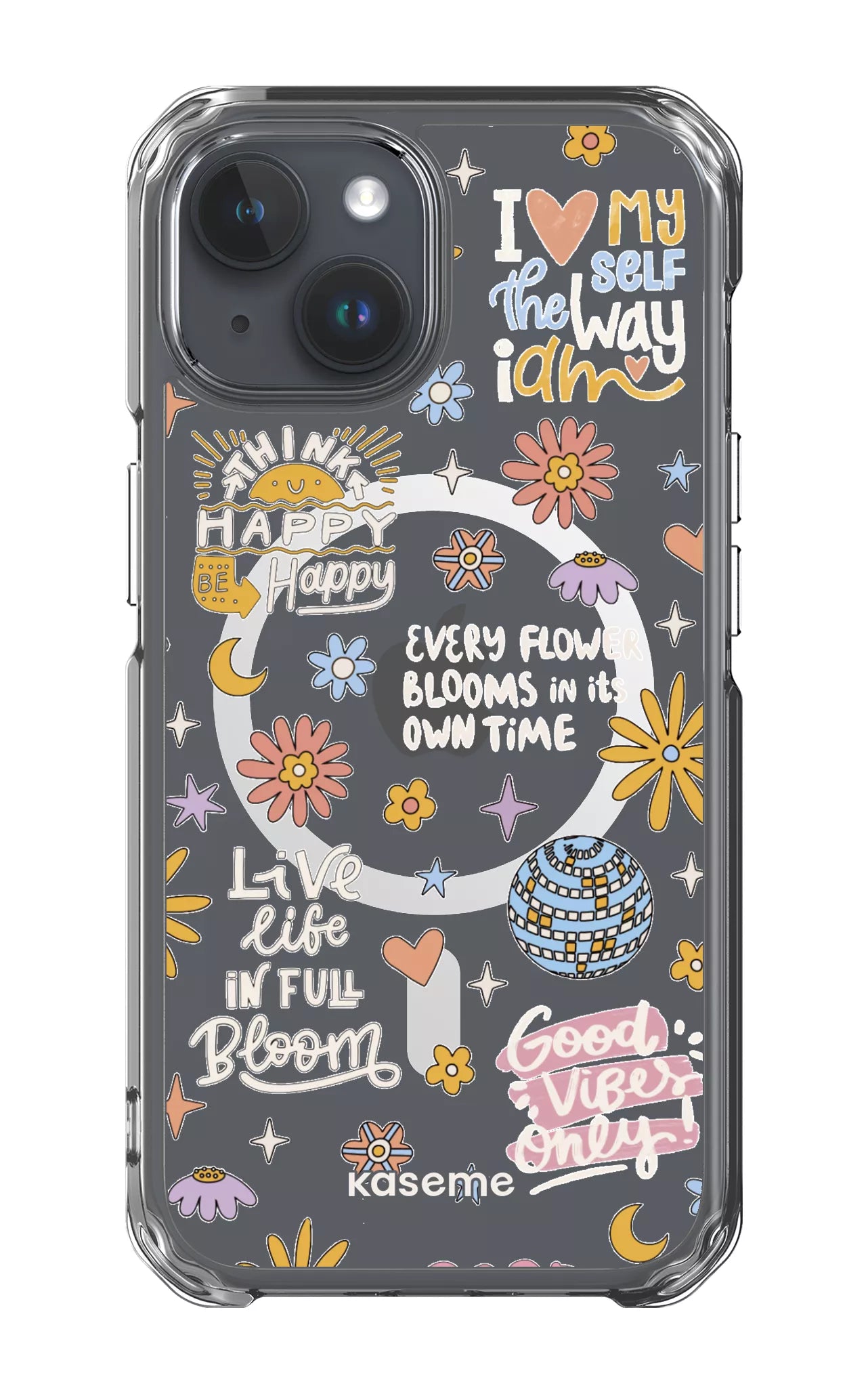 iPhone 15 Clear Case - Magsafe Candid Clear Case -