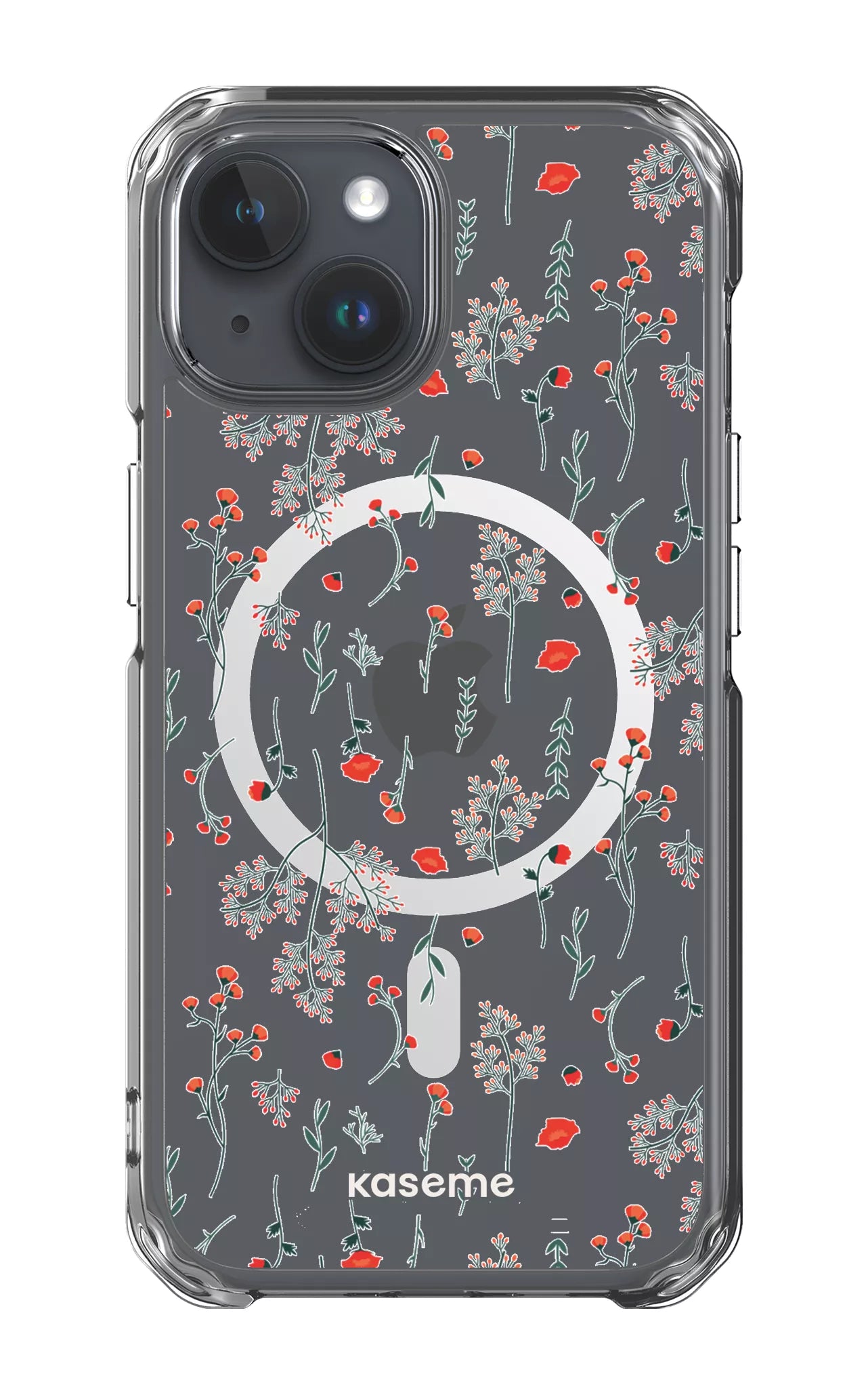 iPhone 15 Clear Case - Magsafe Evelyn Clear Case -