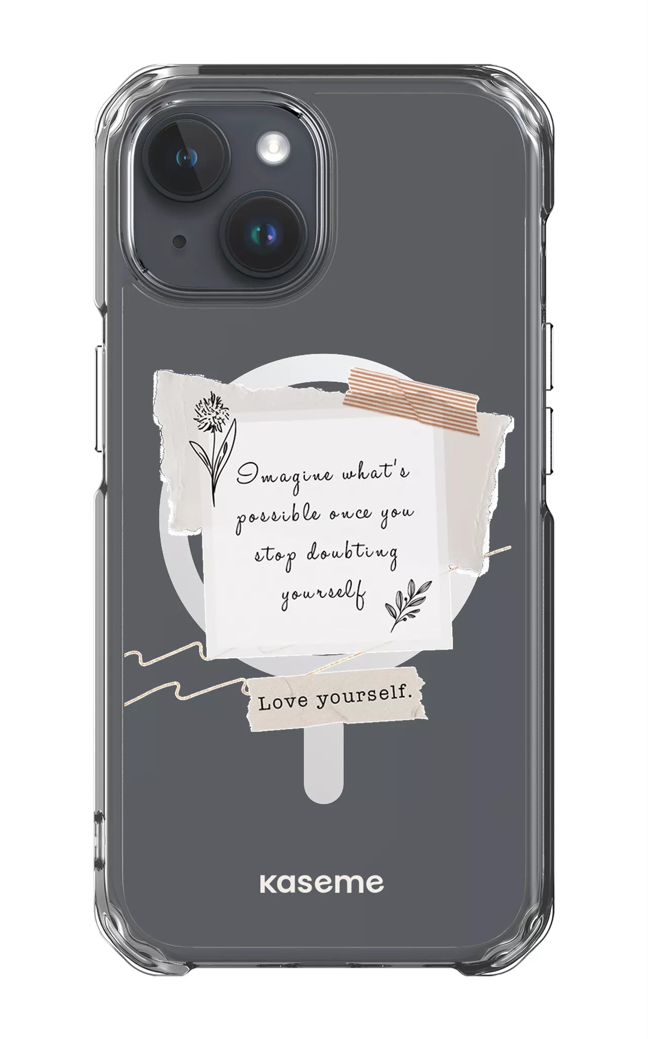 iPhone 15 Clear Case - Magsafe Faith Clear Case -