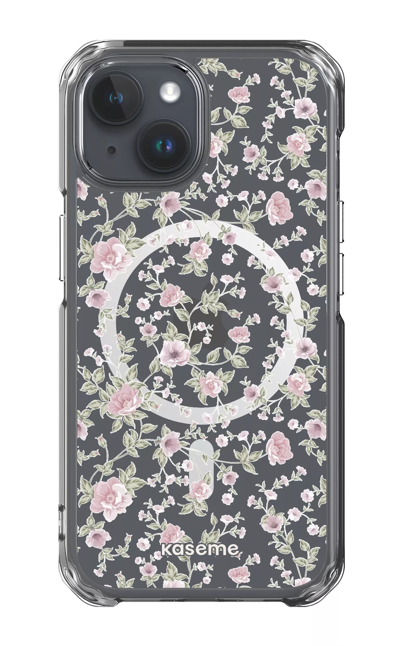 iPhone 15 Clear Case - Magsafe La Vie en Rose Clear Case -