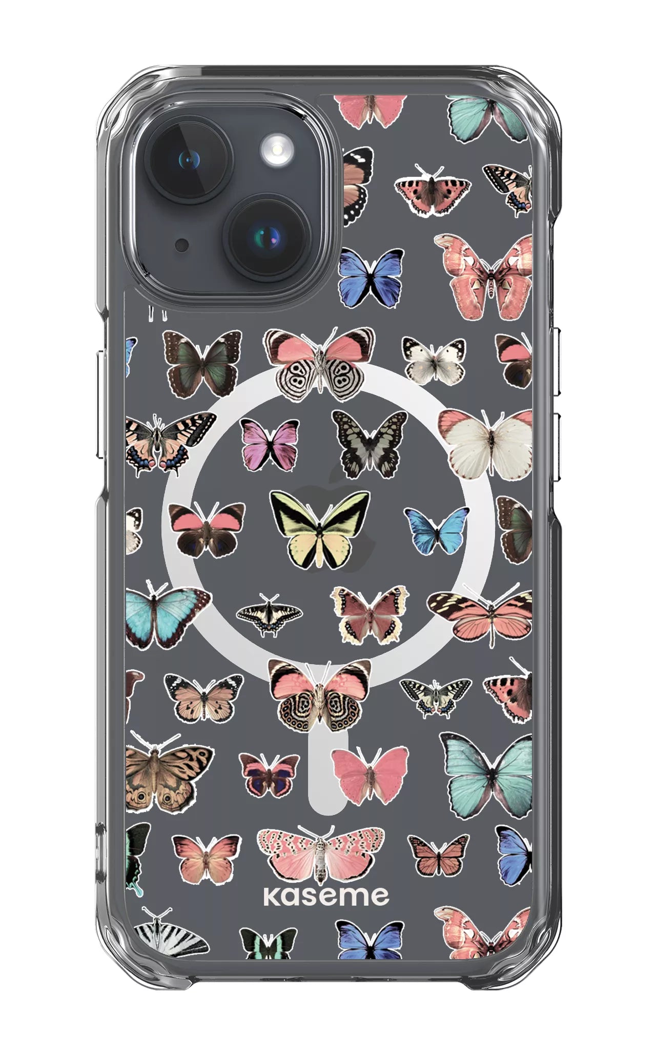 iPhone 15 Clear Case - Magsafe Paloma Clear Case -