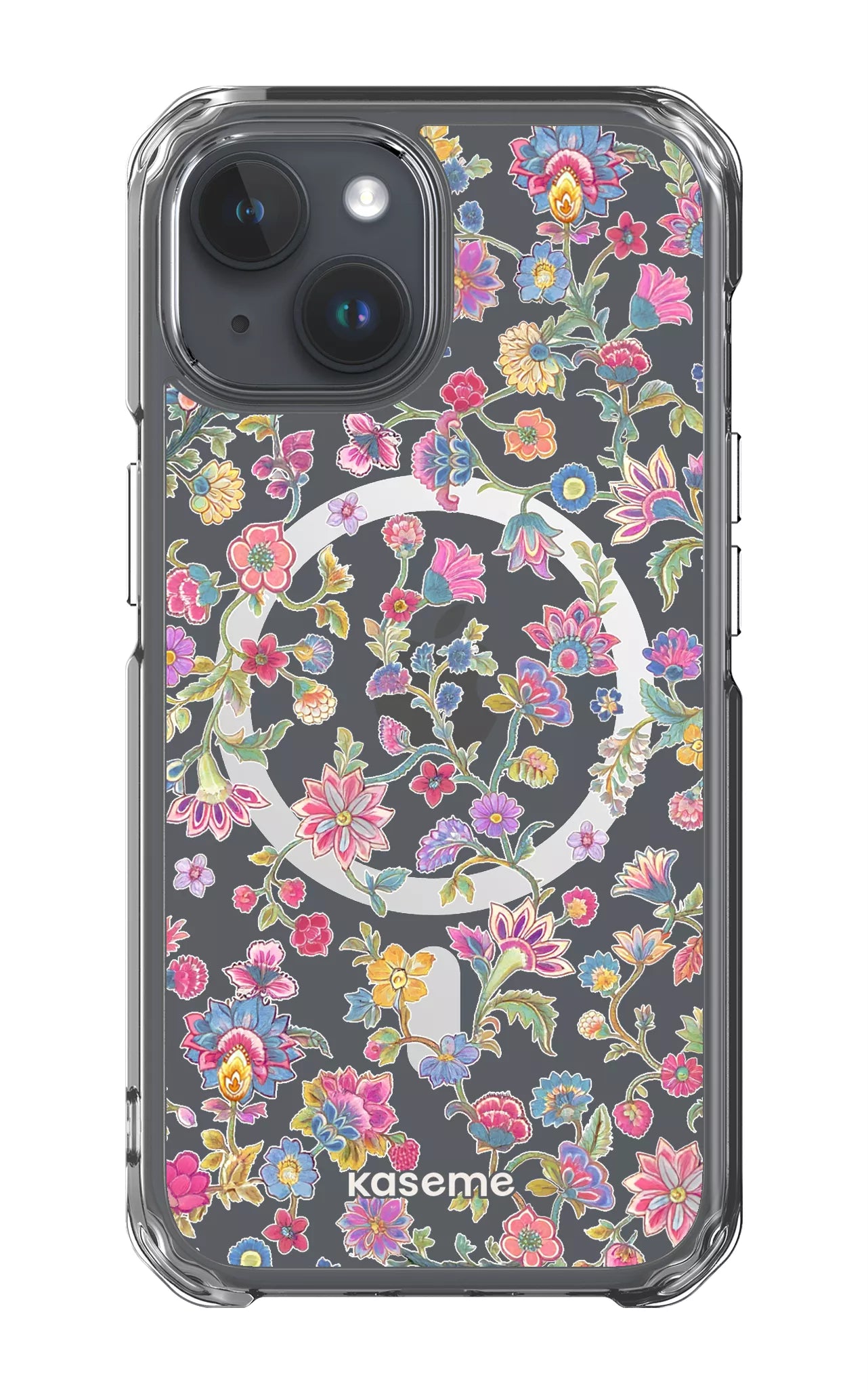 iPhone 15 Clear Case - Magsafe Secret Garden Clear Case -